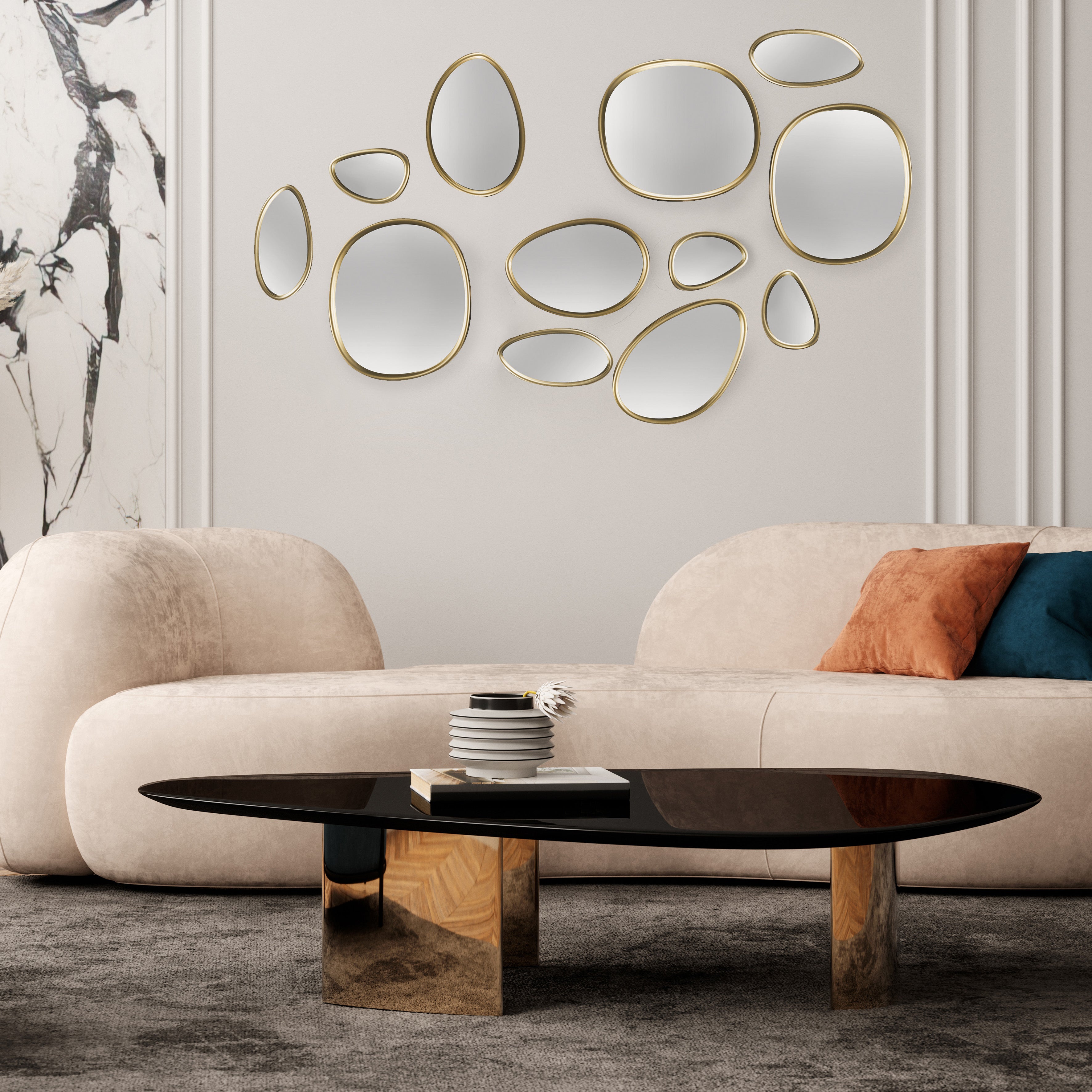 MIROIR FORME ORGANIQUE X5