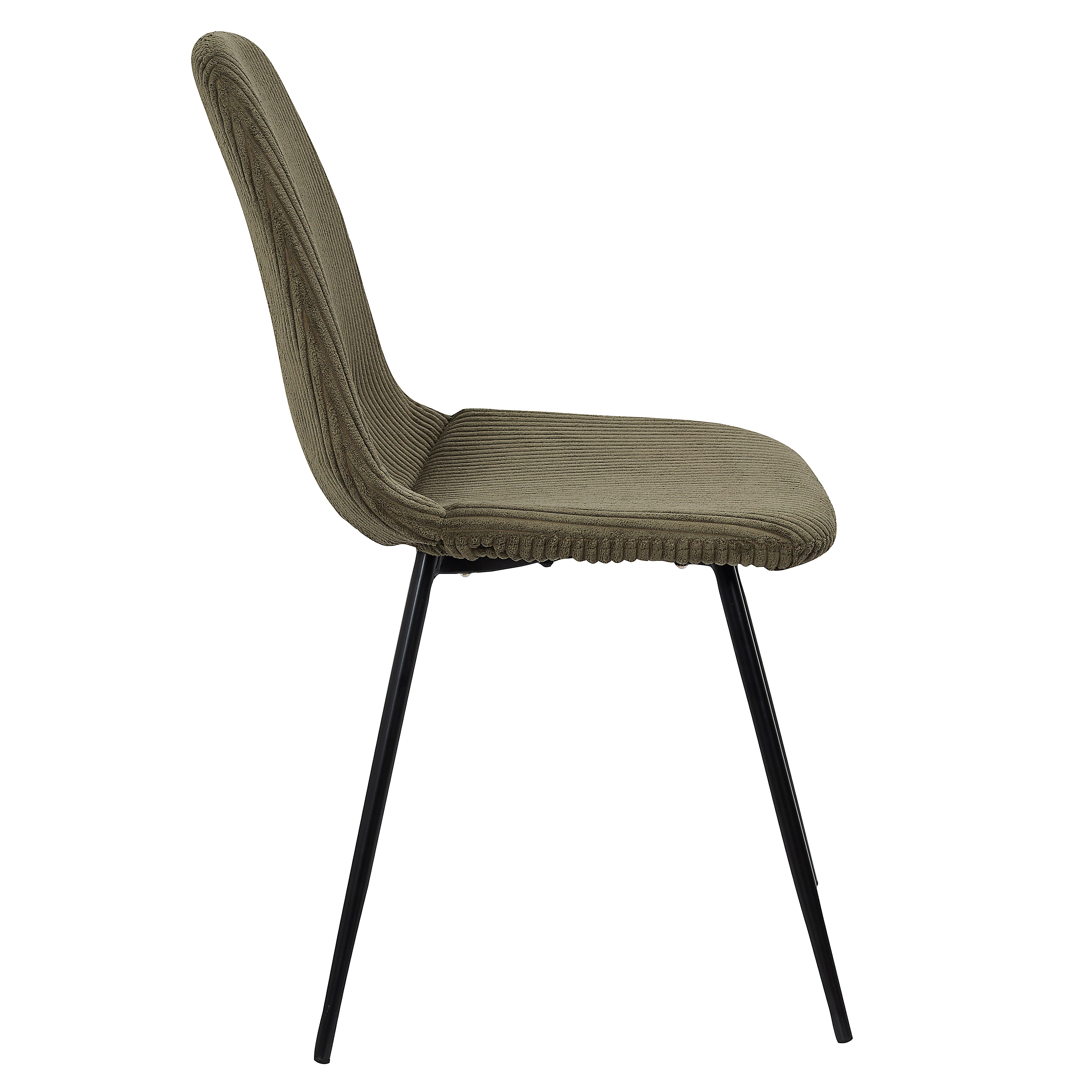 CHAISE COTELE SCOTT VERT - LOT DE 4