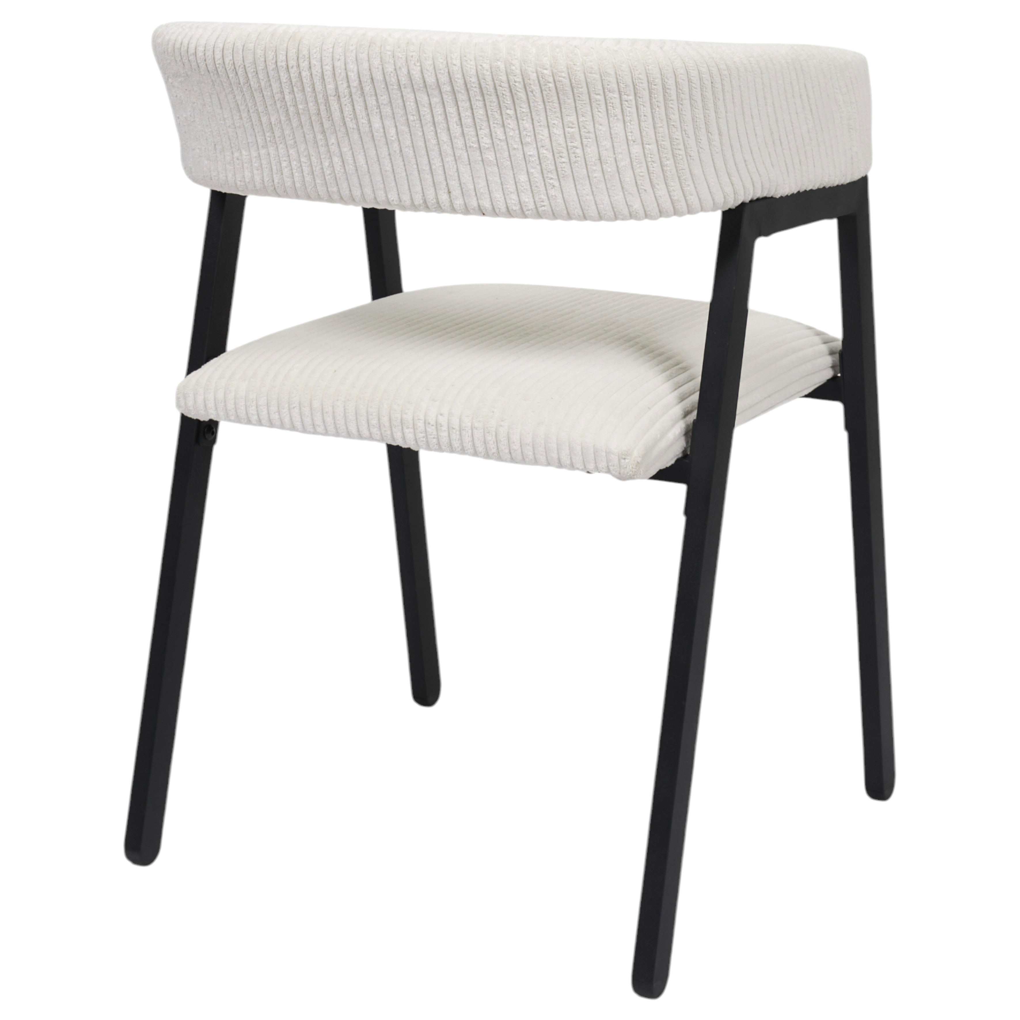 FAUTEUIL DESIGN COTELE SCOTT BEIGE - LOT DE 2