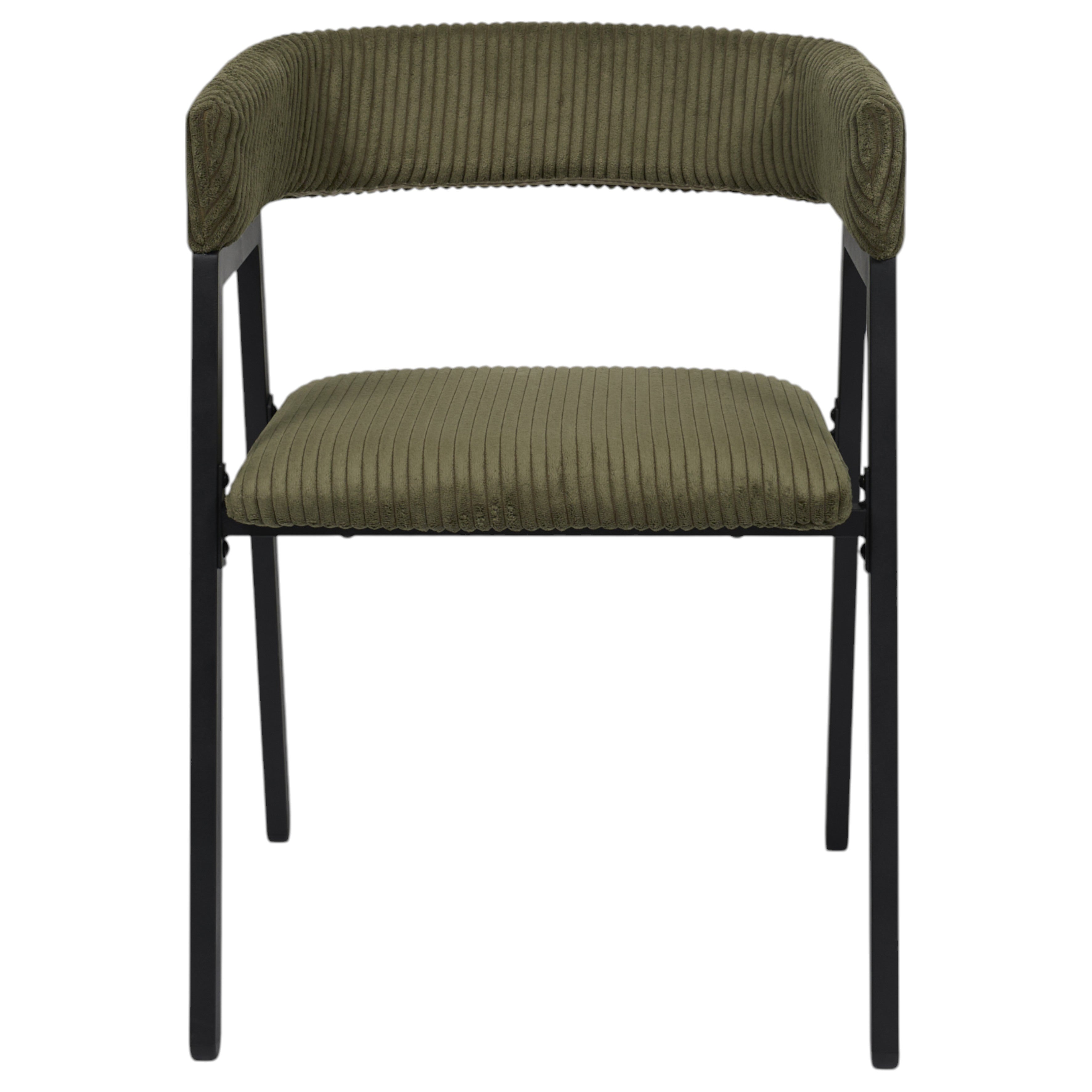 FAUTEUIL DESIGN COTELE SCOTT VERT - LOT DE 2