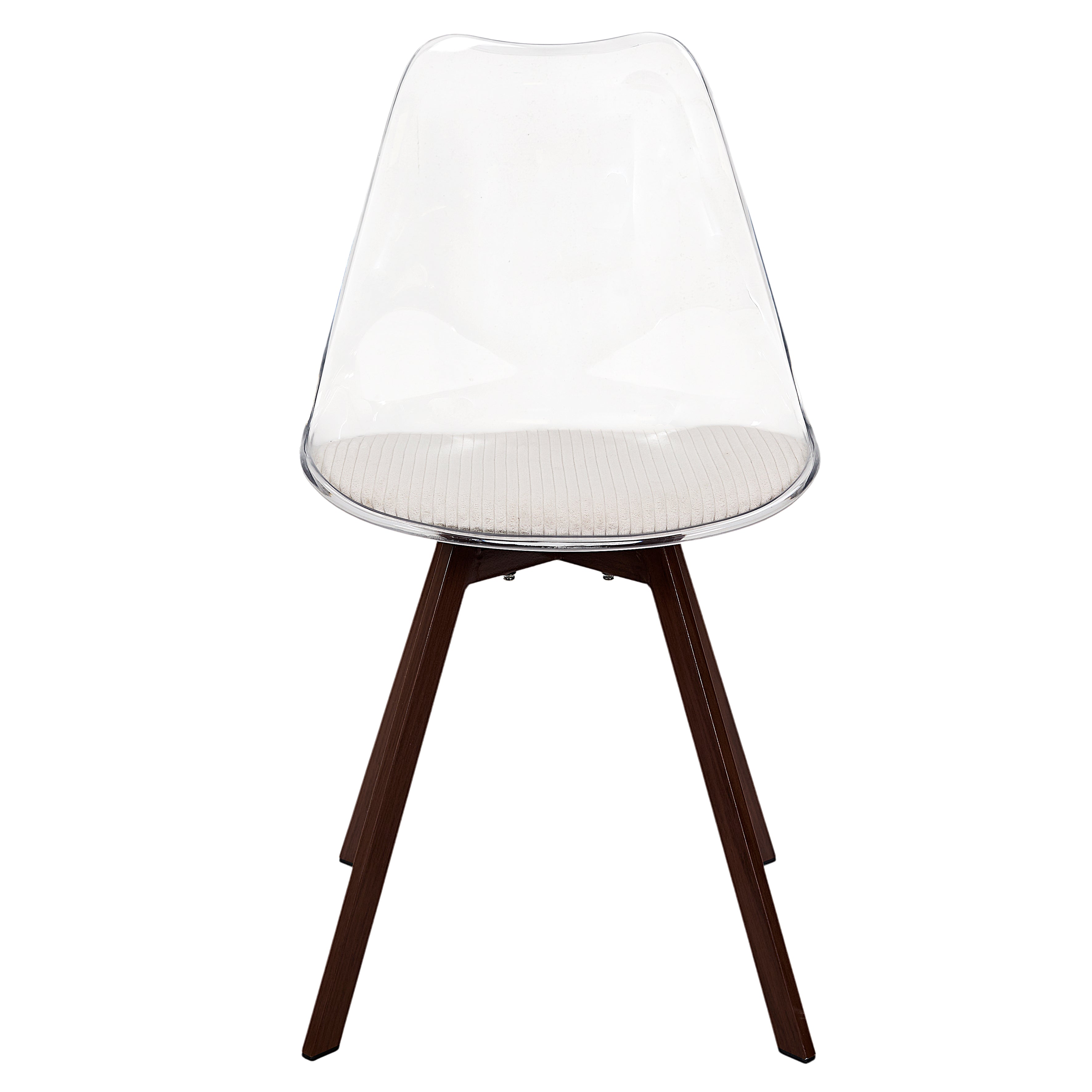 CHAISE TRANSPARENTE COUSSIN COTELE SCOTT BEIGE - LOT DE 4