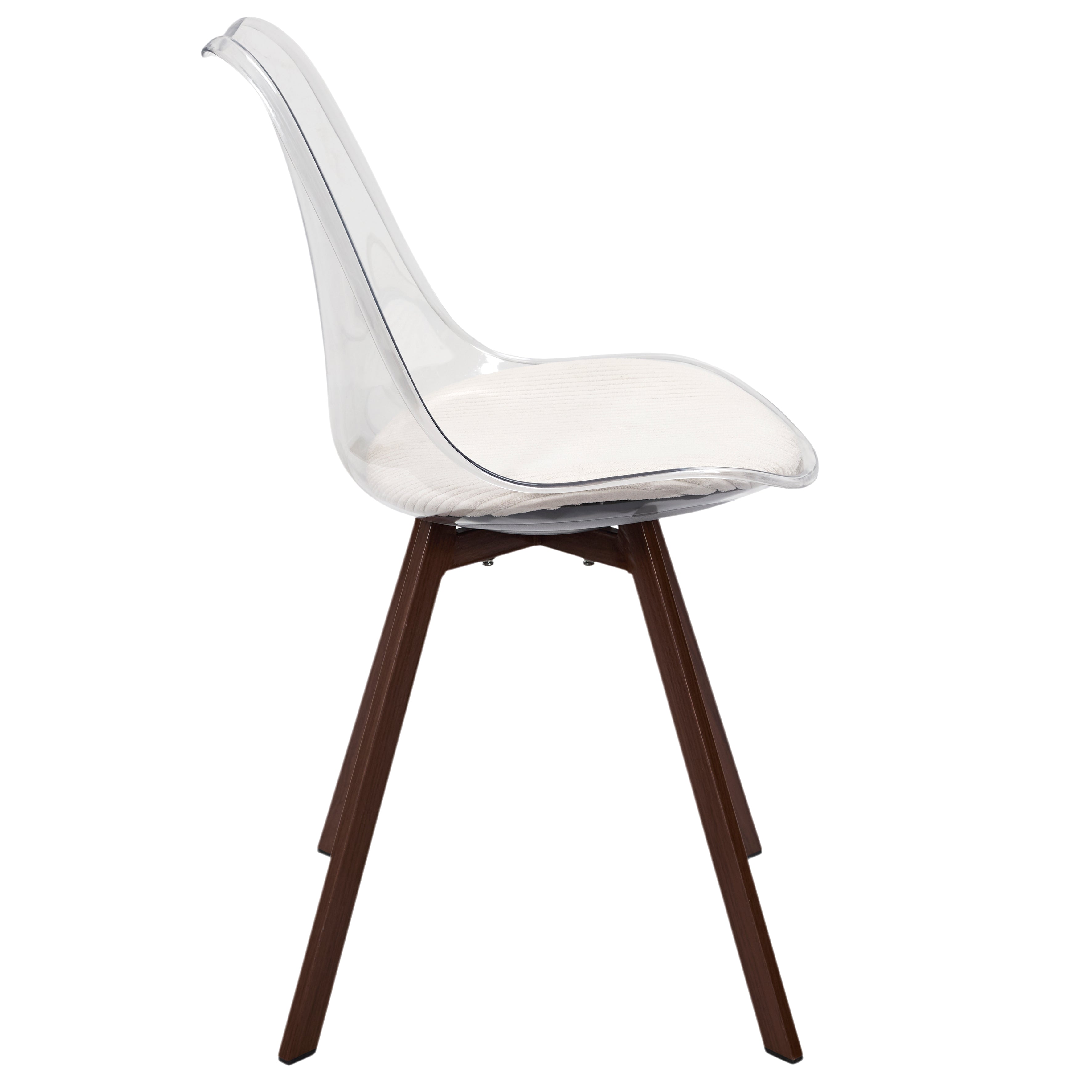 CHAISE TRANSPARENTE COUSSIN COTELE SCOTT BEIGE - LOT DE 4