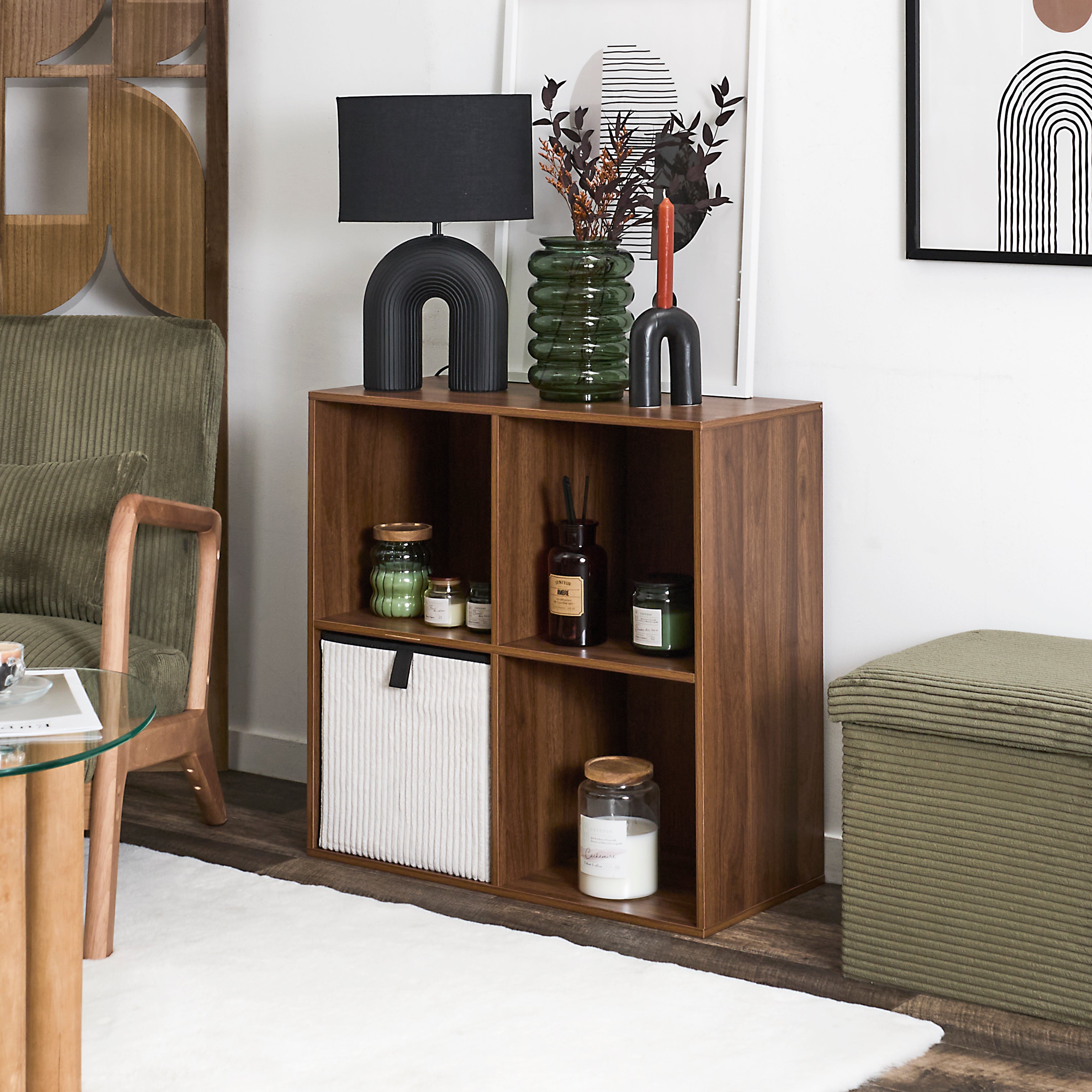 RANGEMENT MODULABLE 4 CASES TIFFANY