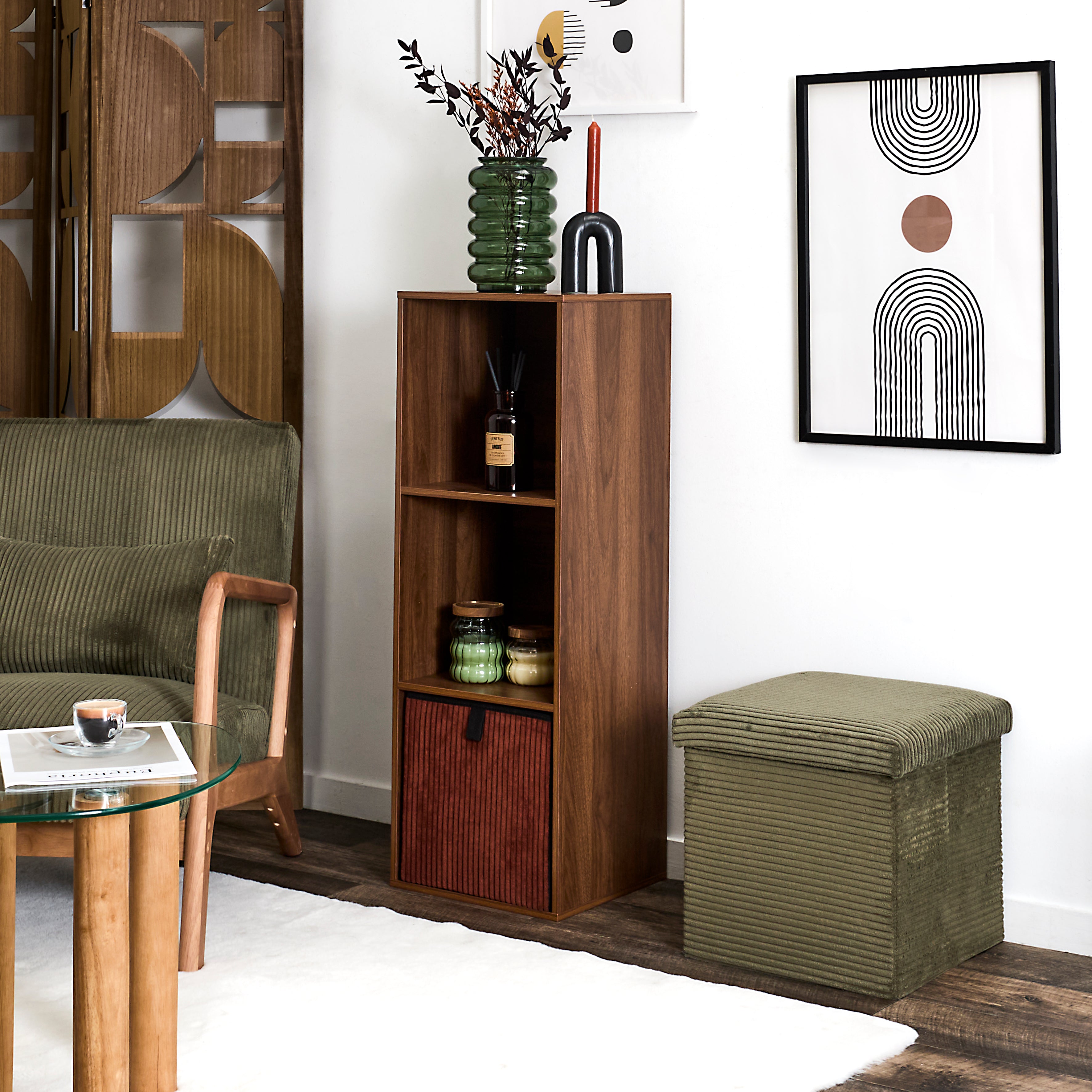 RANGEMENT MODULABLE 3 CASES TIFFANY