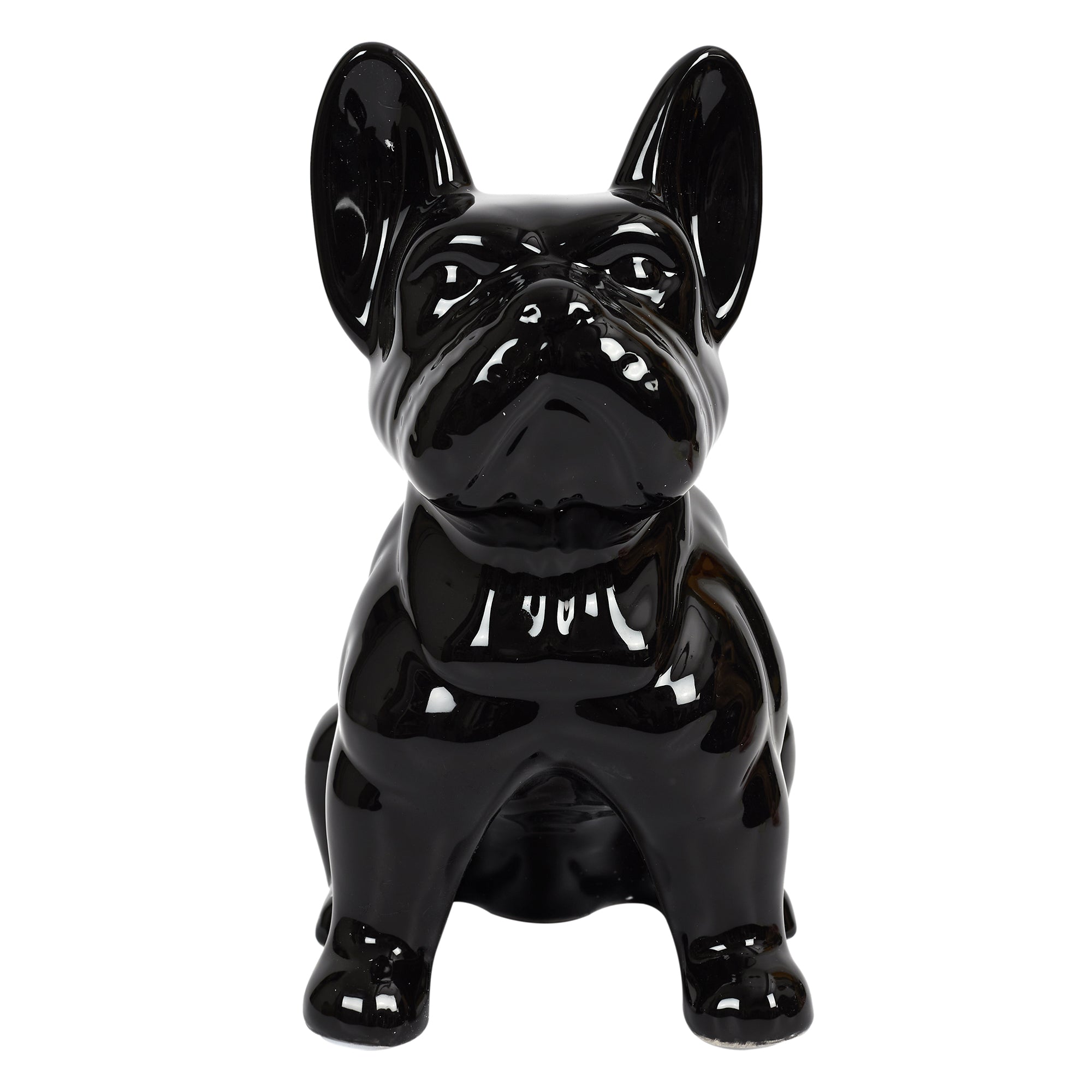 BULLDOG CERAMIQUE NOIR 30CM