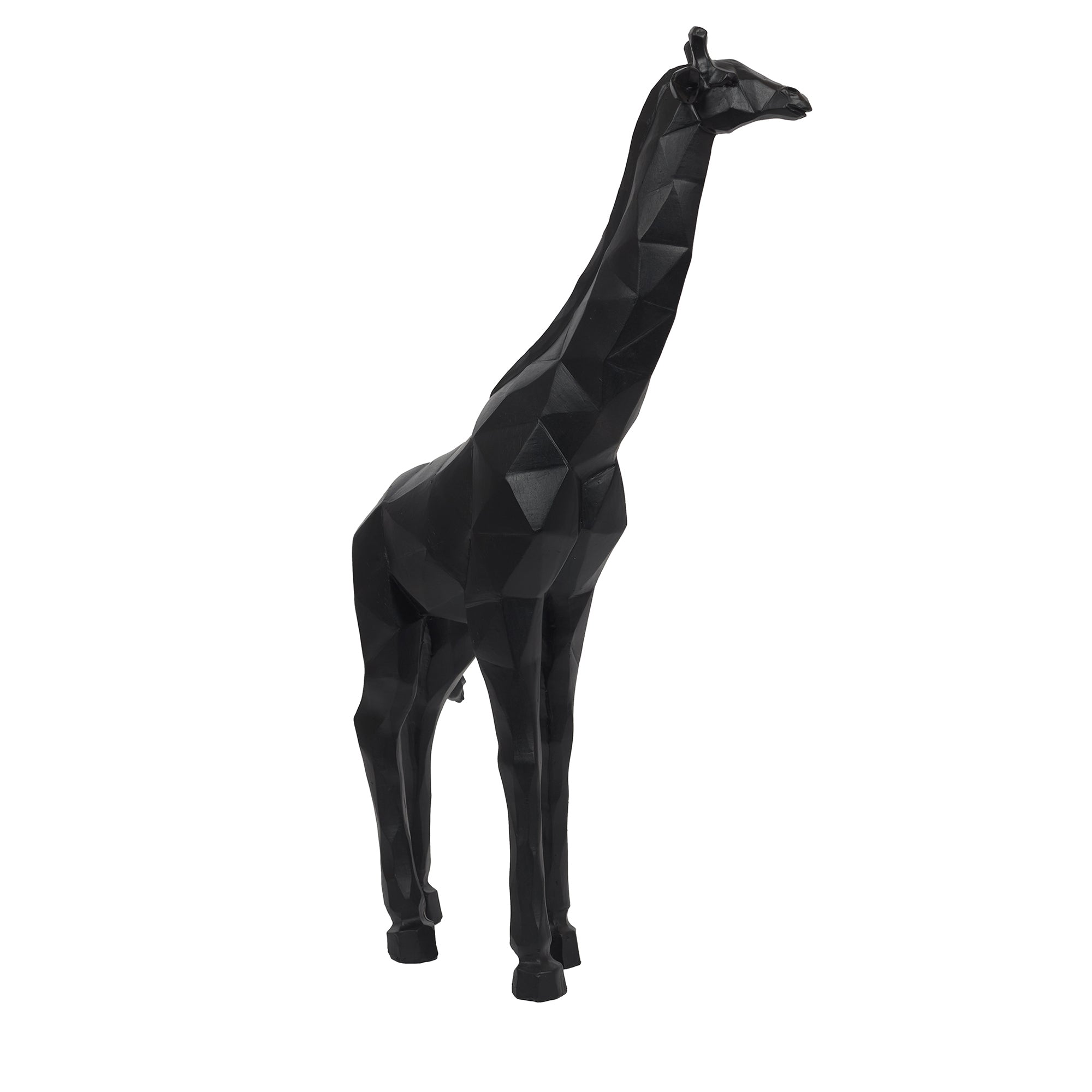 GIRAFE ORIGAMI NOIR H40CM