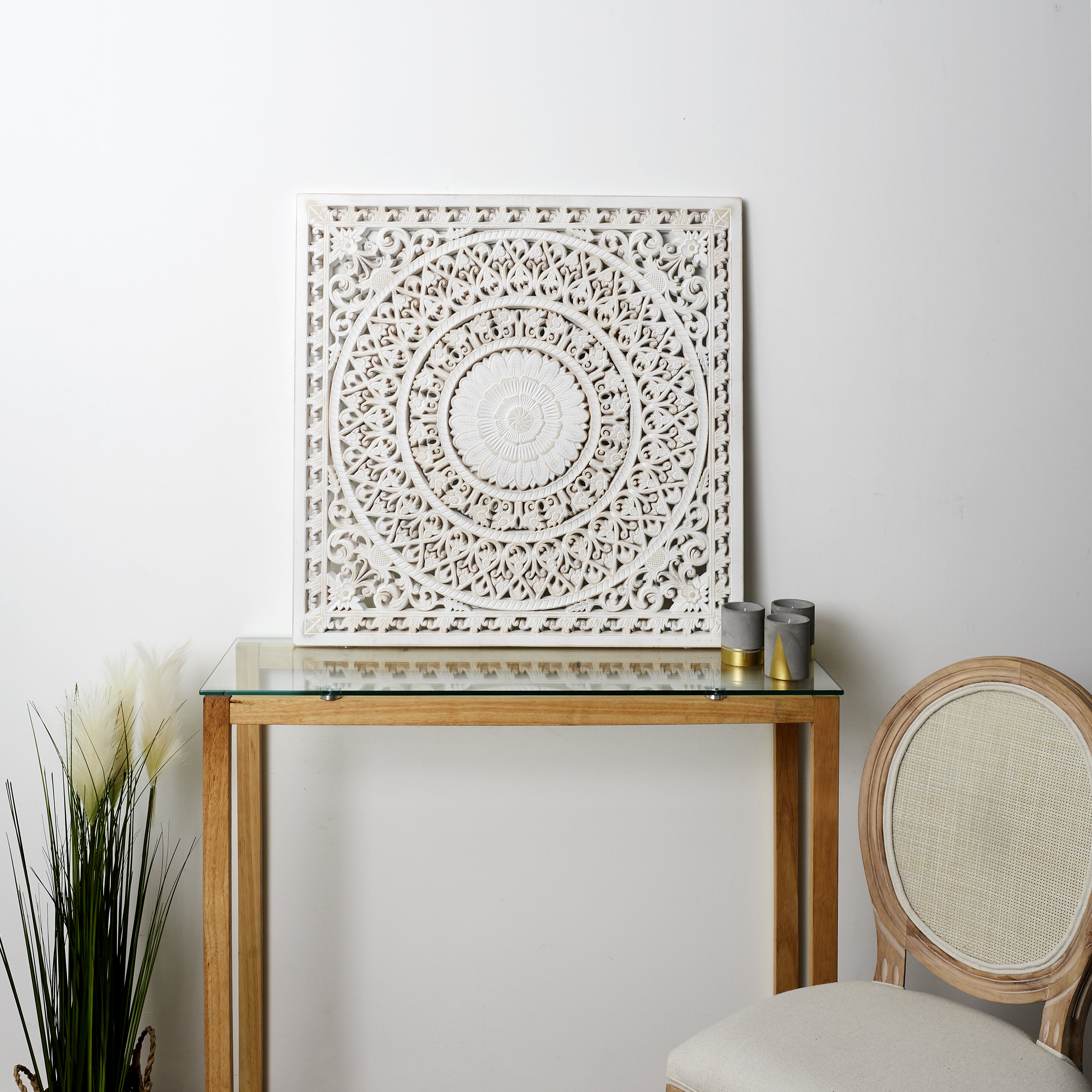DECORATION MURALE MOULURE 80X80CM