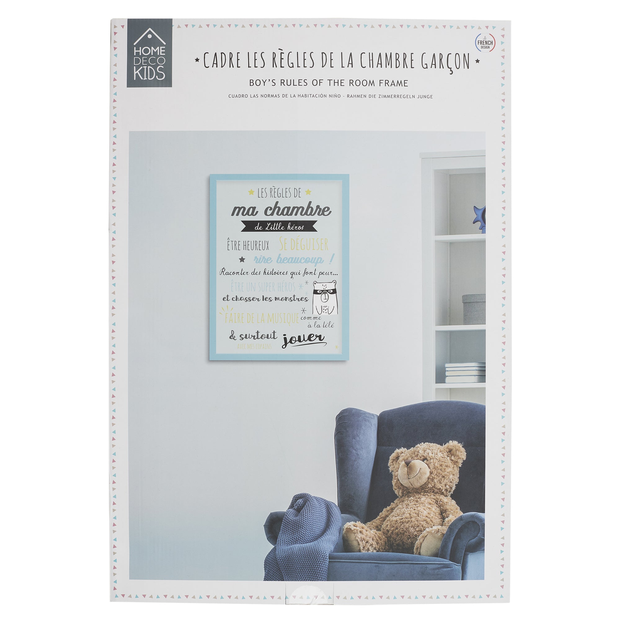 CADRE LES REGLES DE LA CHAMBRE GARCON
