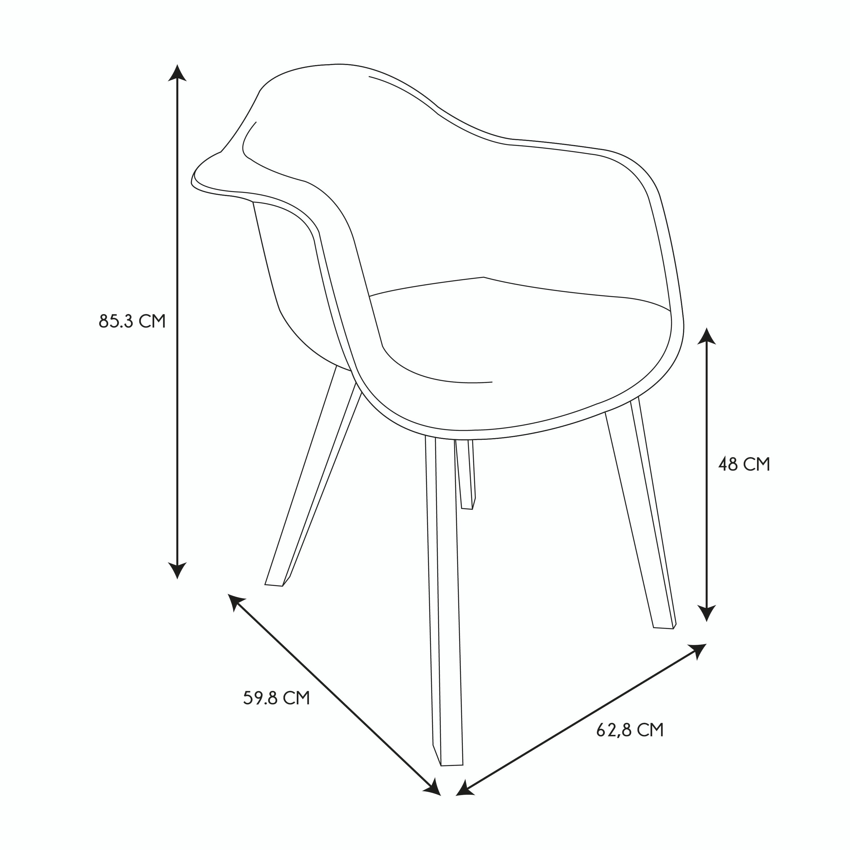 FAUTEUIL SCANDINAVE BLANC - LOT DE 2