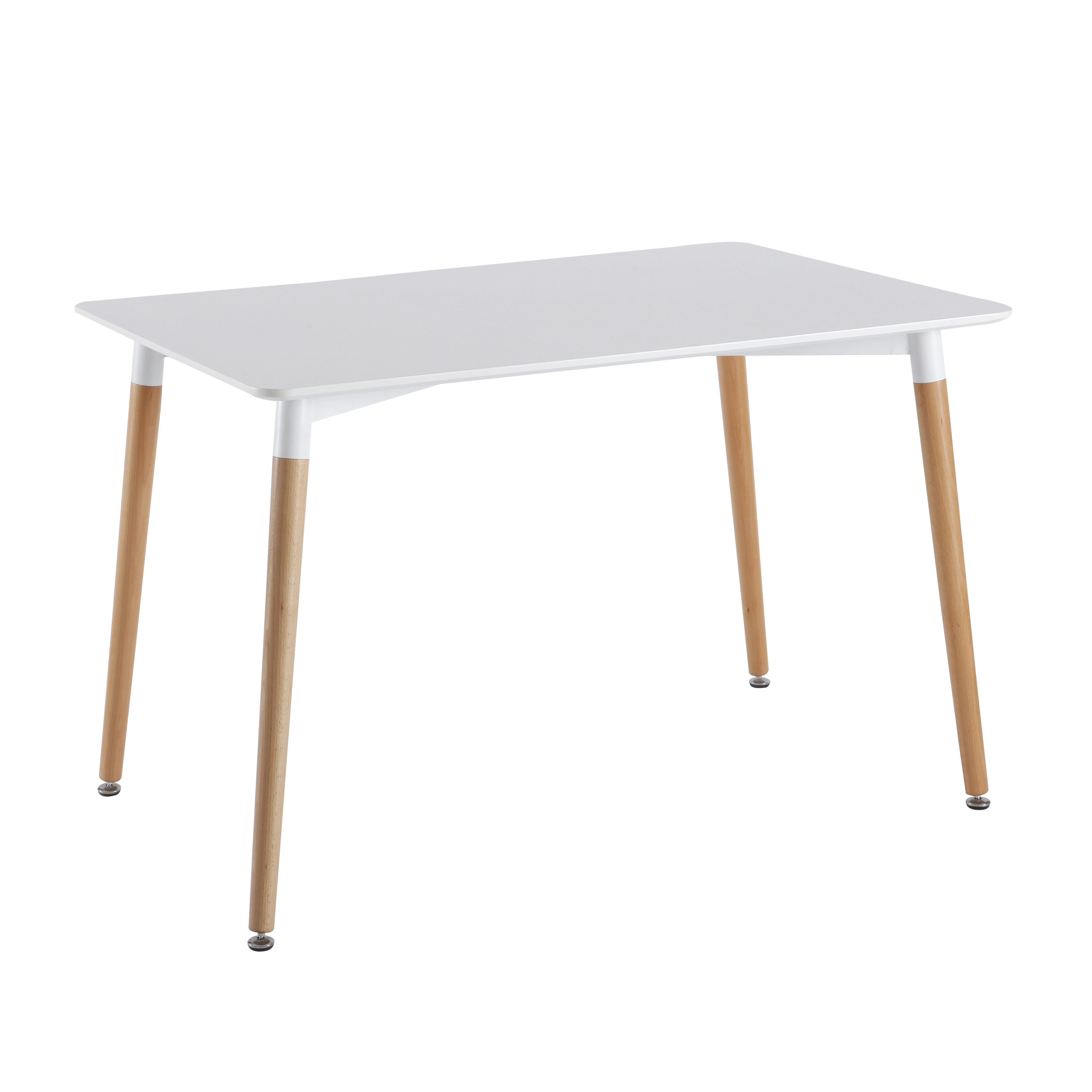 TABLE DE REPAS BLANCHE 115X75CM