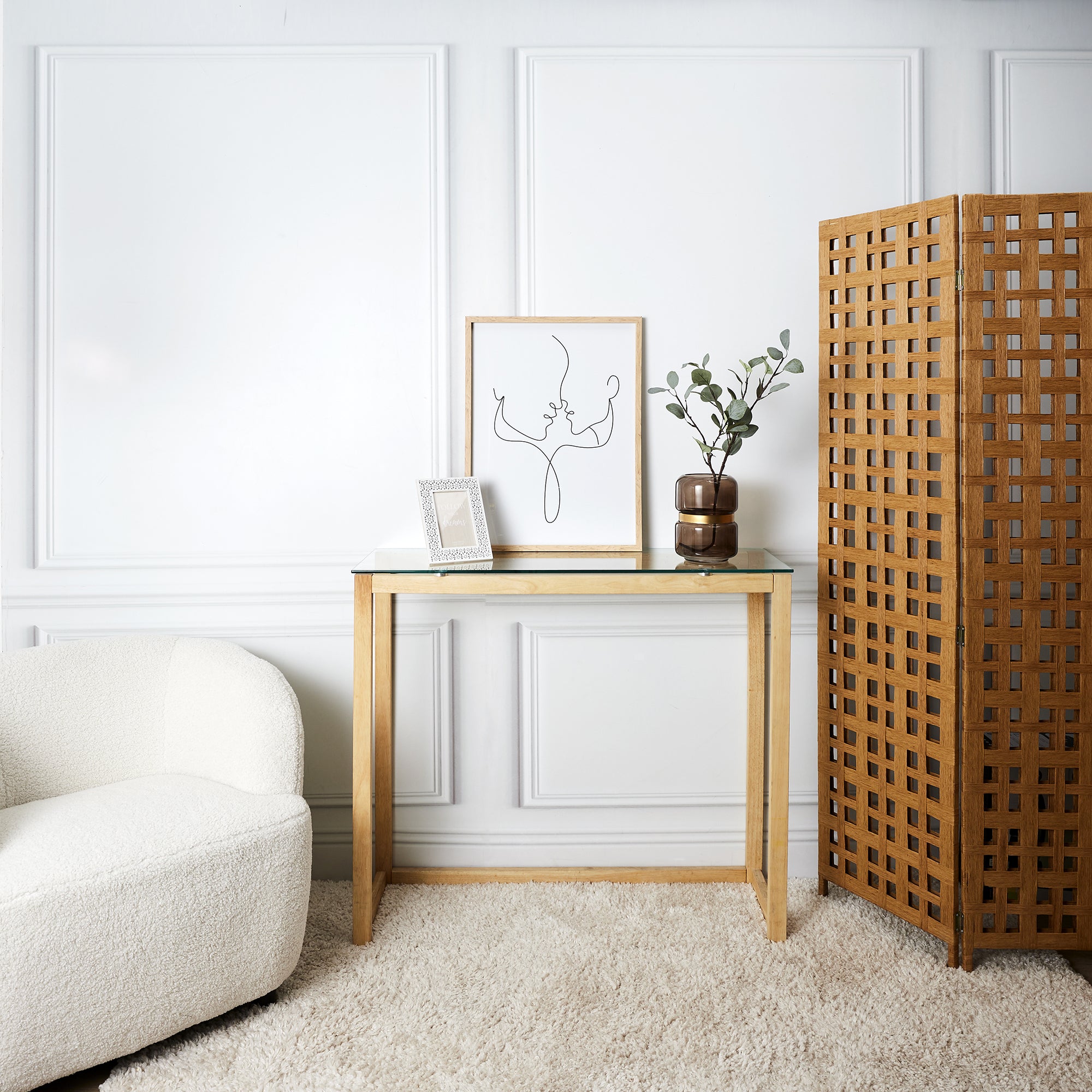 CONSOLE EN VERRE