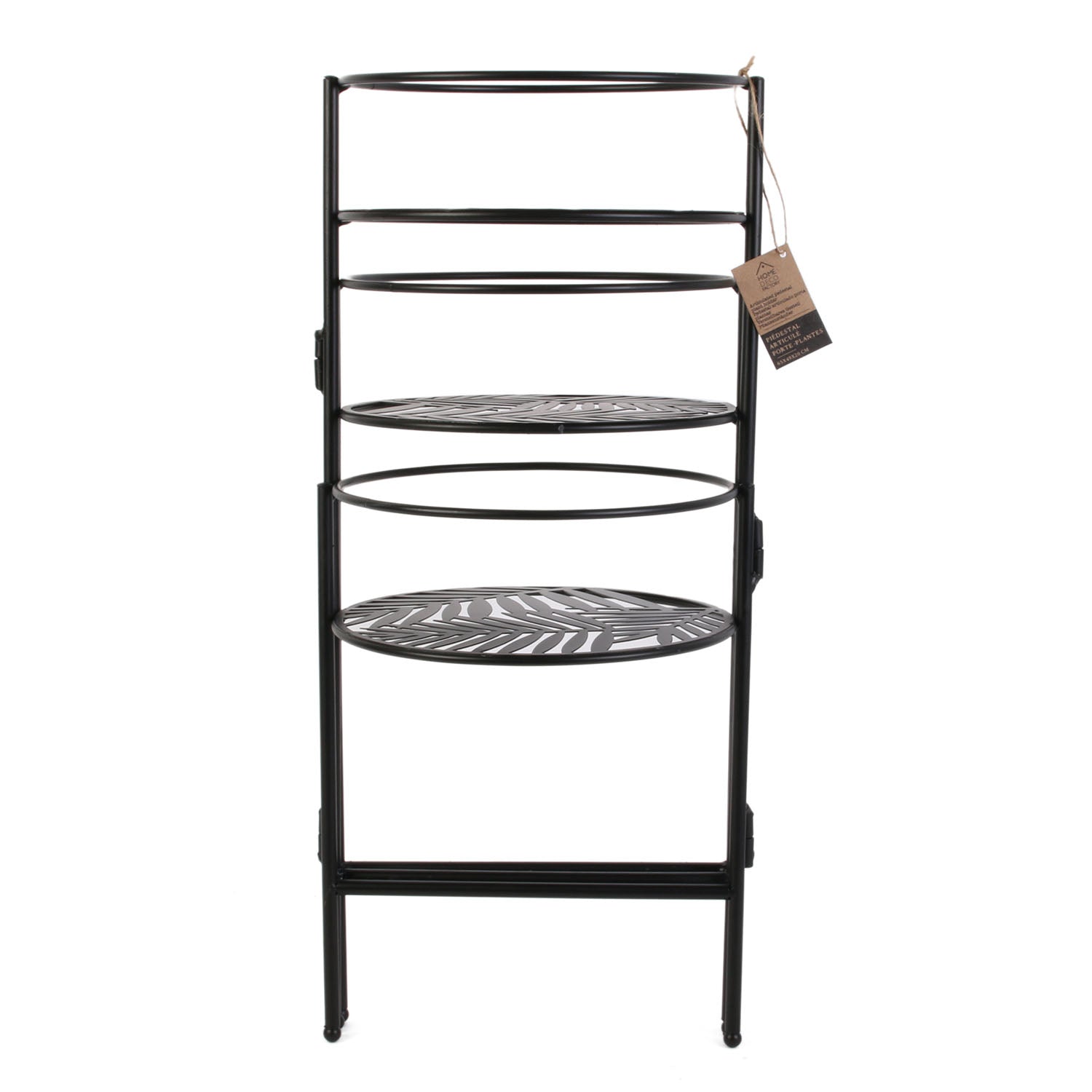 PORTE PLANTES X3 EN EVENTAIL METAL