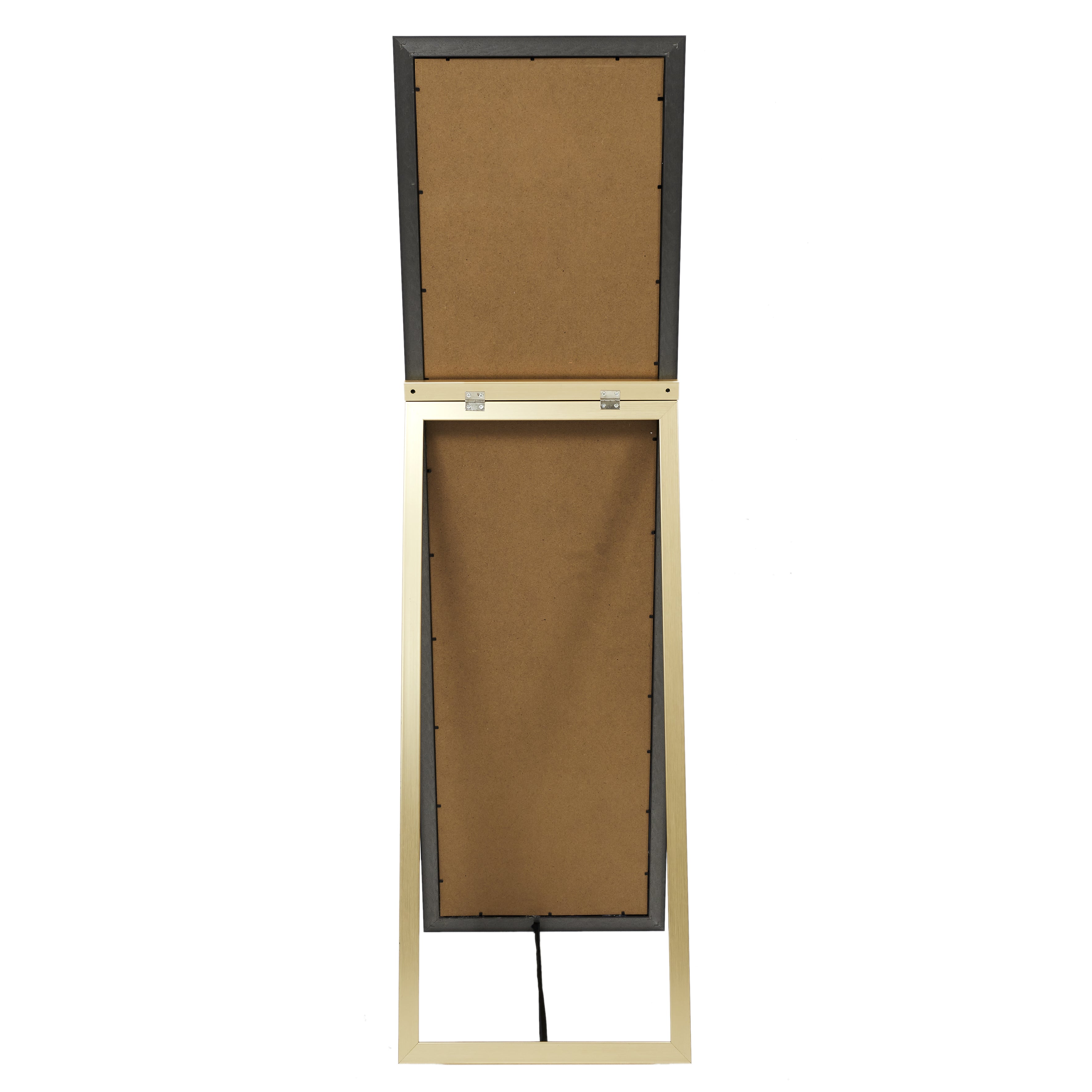MIROIR SUR PIED DORE 122CM