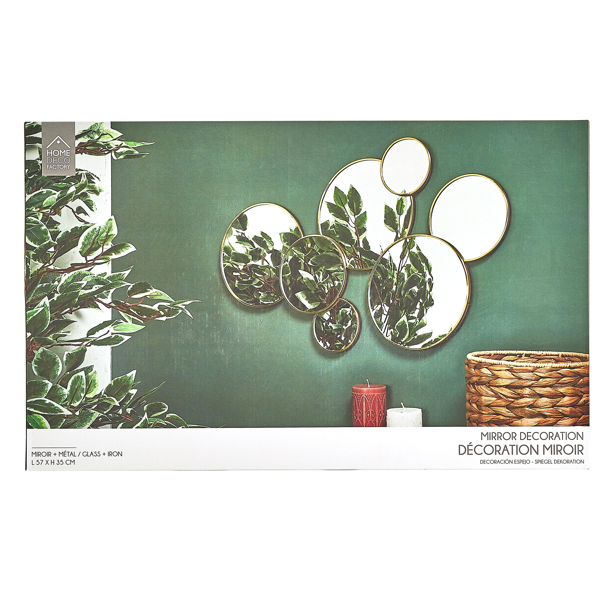 DECORATION MIROIR ROND