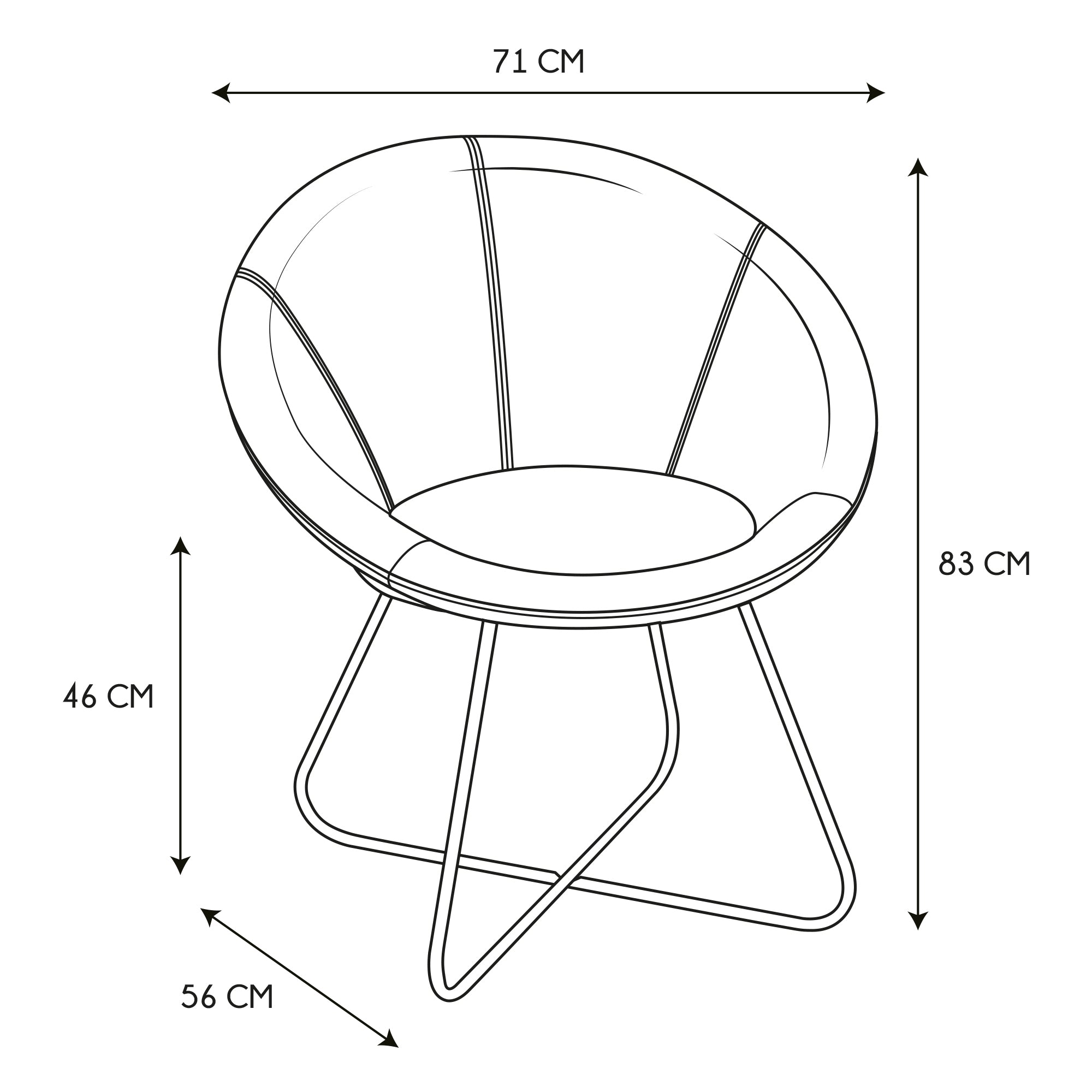 FAUTEUIL KARL GRIS