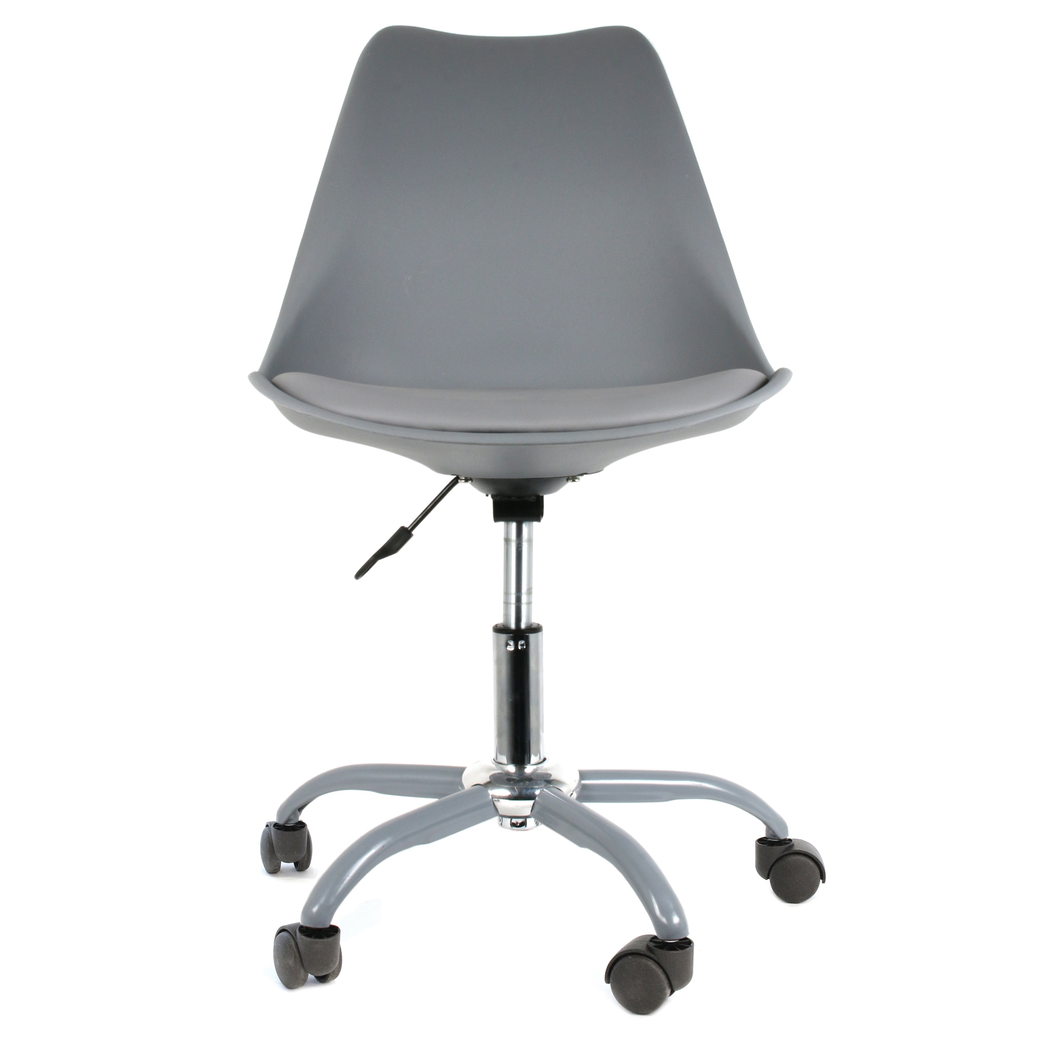 CHAISE A ROULETTES KIRUNA GRIS