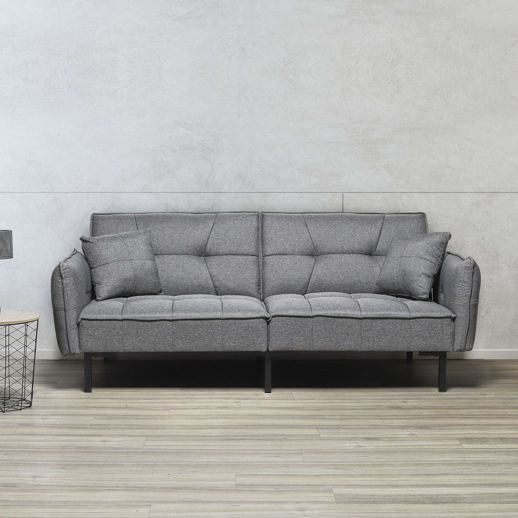 CANAPE CONVERTIBLE GRIS