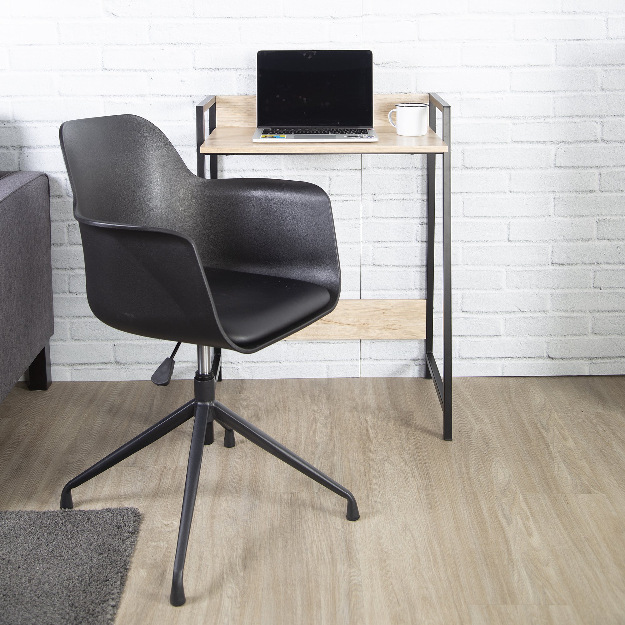 FAUTEUIL PIVOTANT CHICAGO NOIR - LOT DE 2