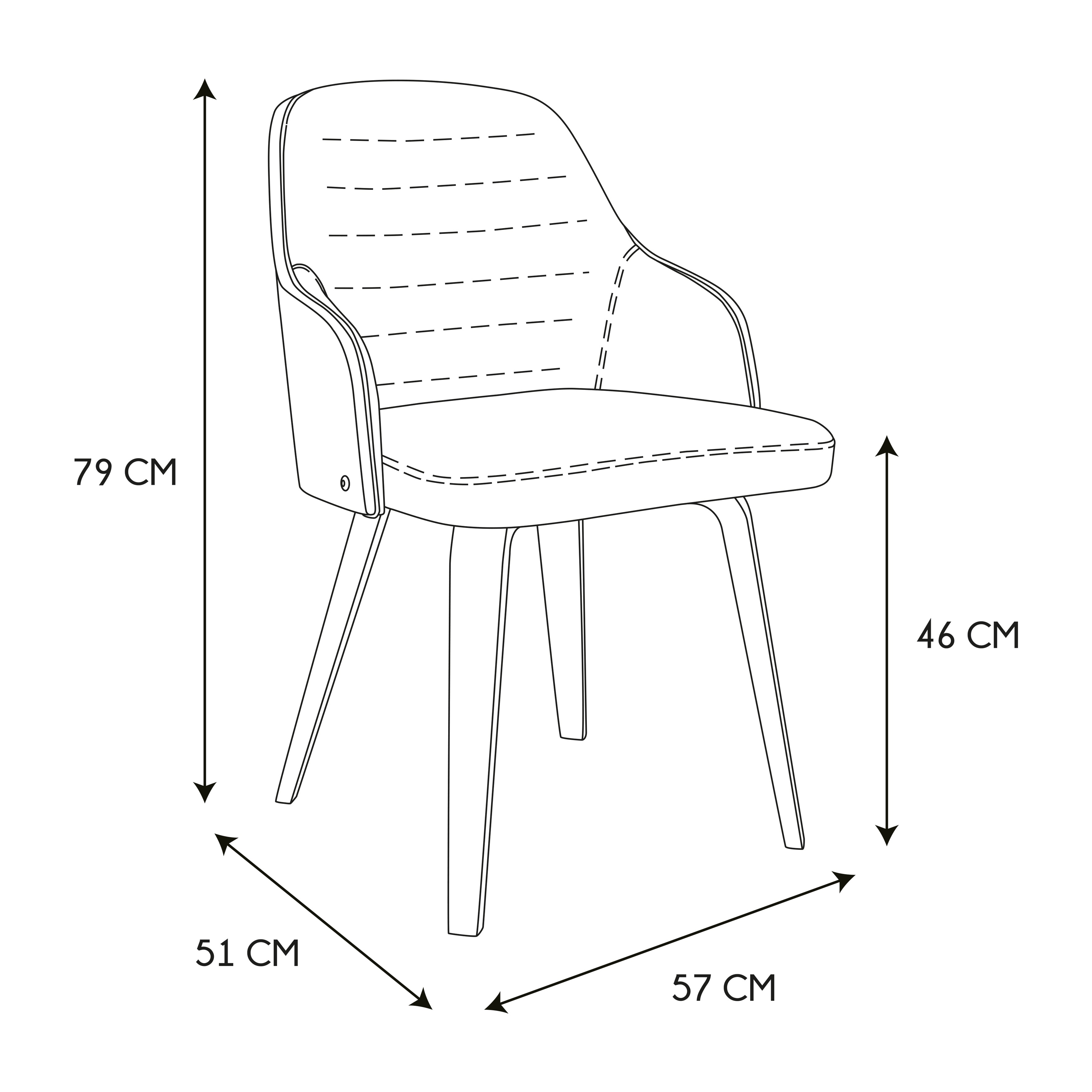 CHAISE RETRO NASH