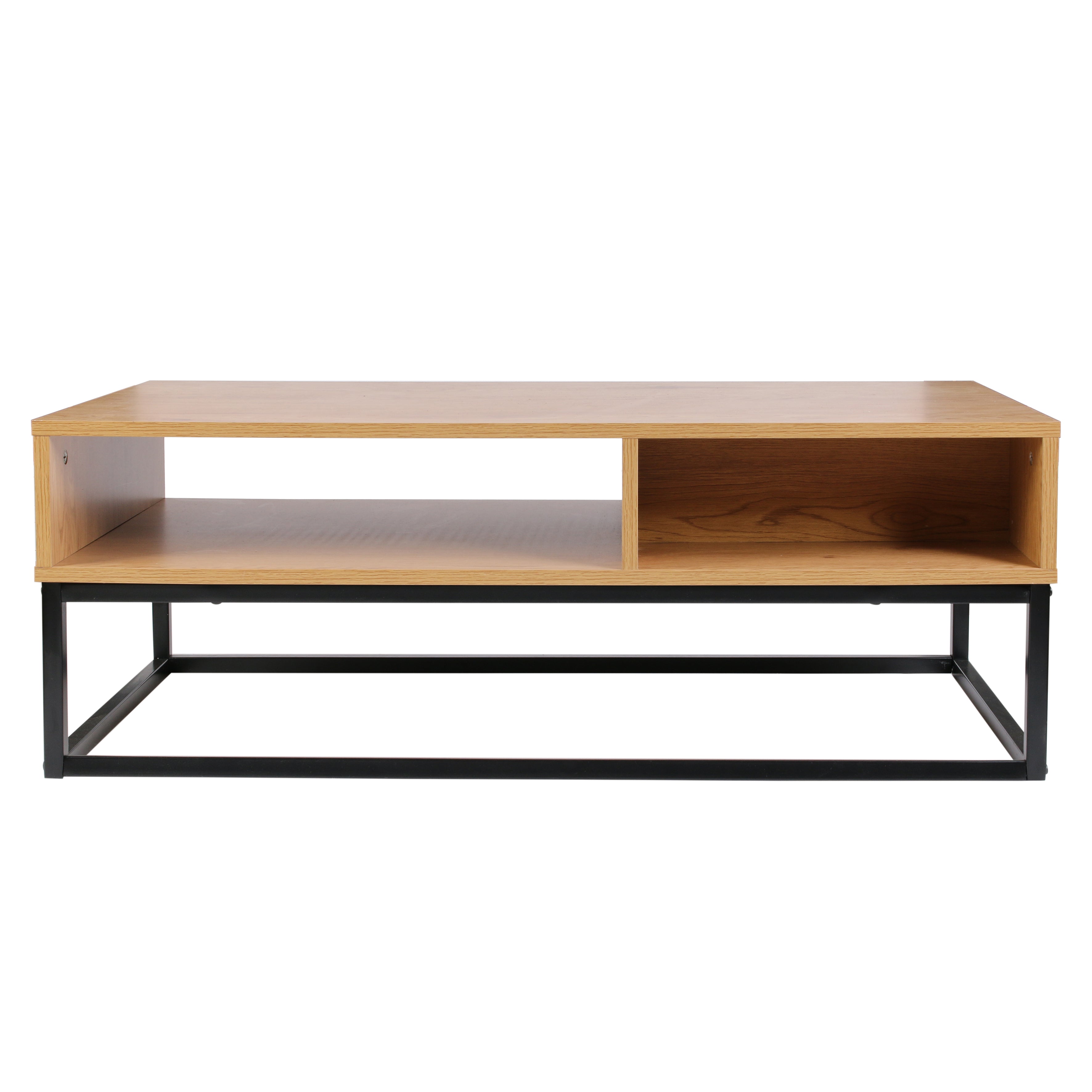 TABLE BASSE BOIS ET METAL ABBOTT