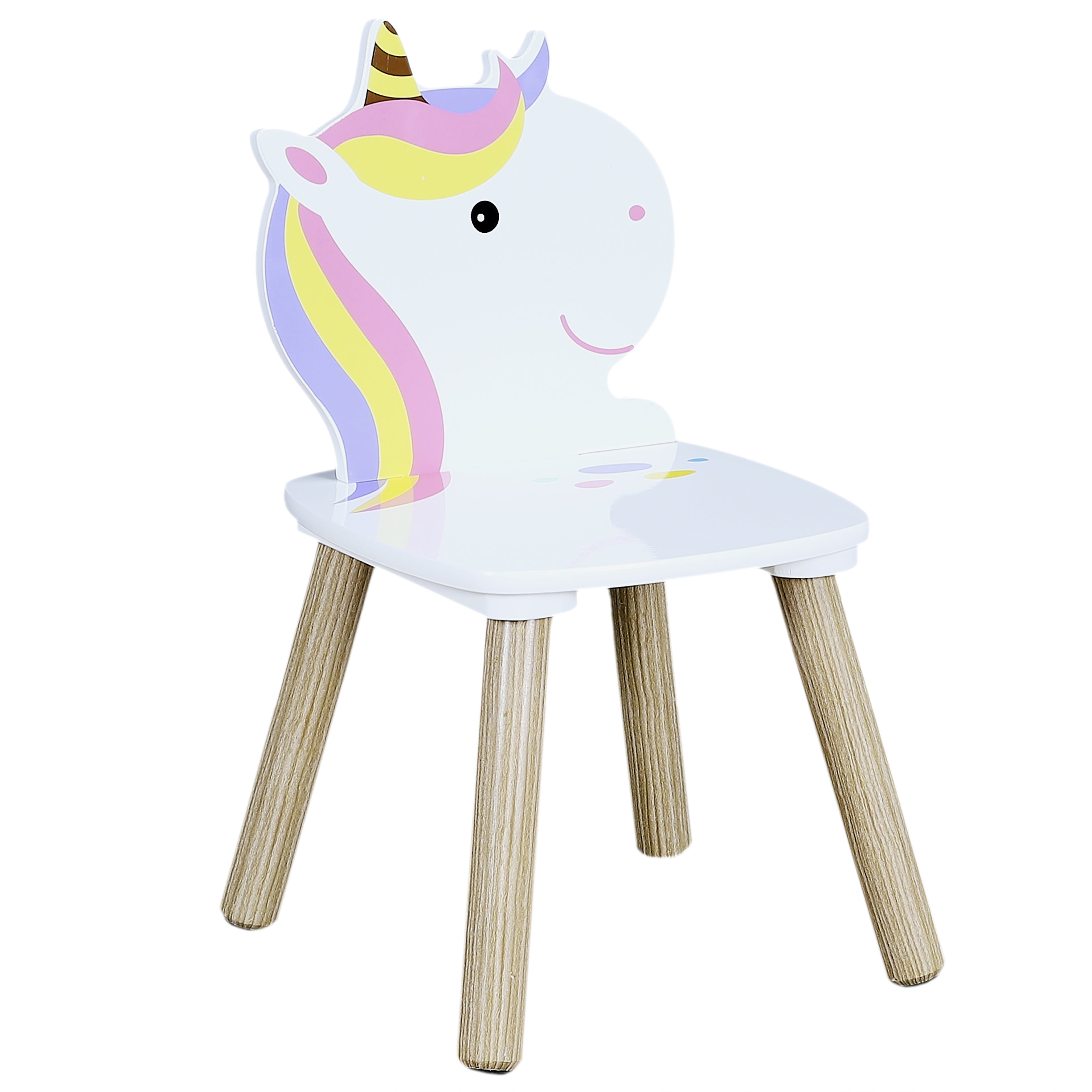 TABLE ET 2 CHAISES LICORNE LILY
