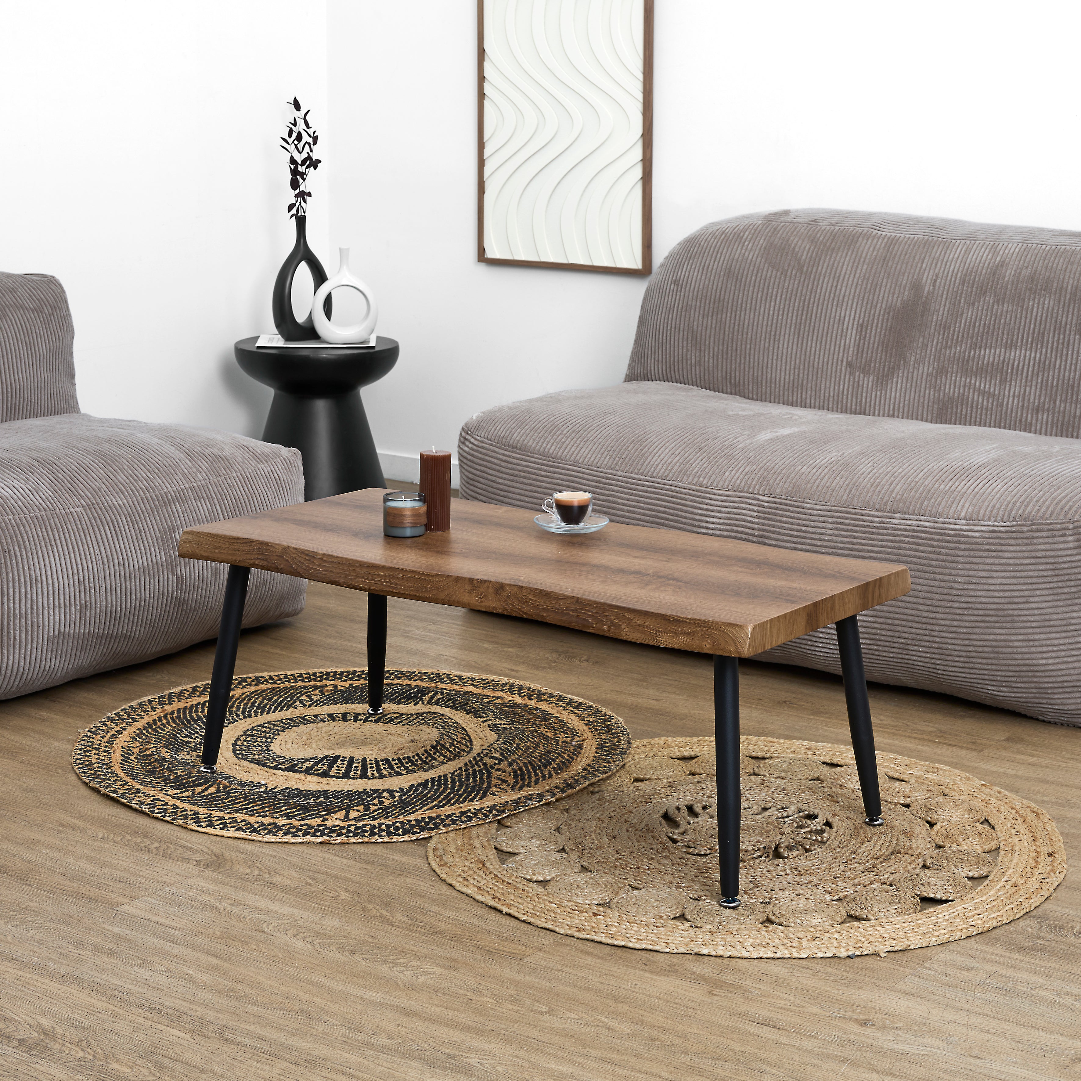 TABLE BASSE FOREST NOIR