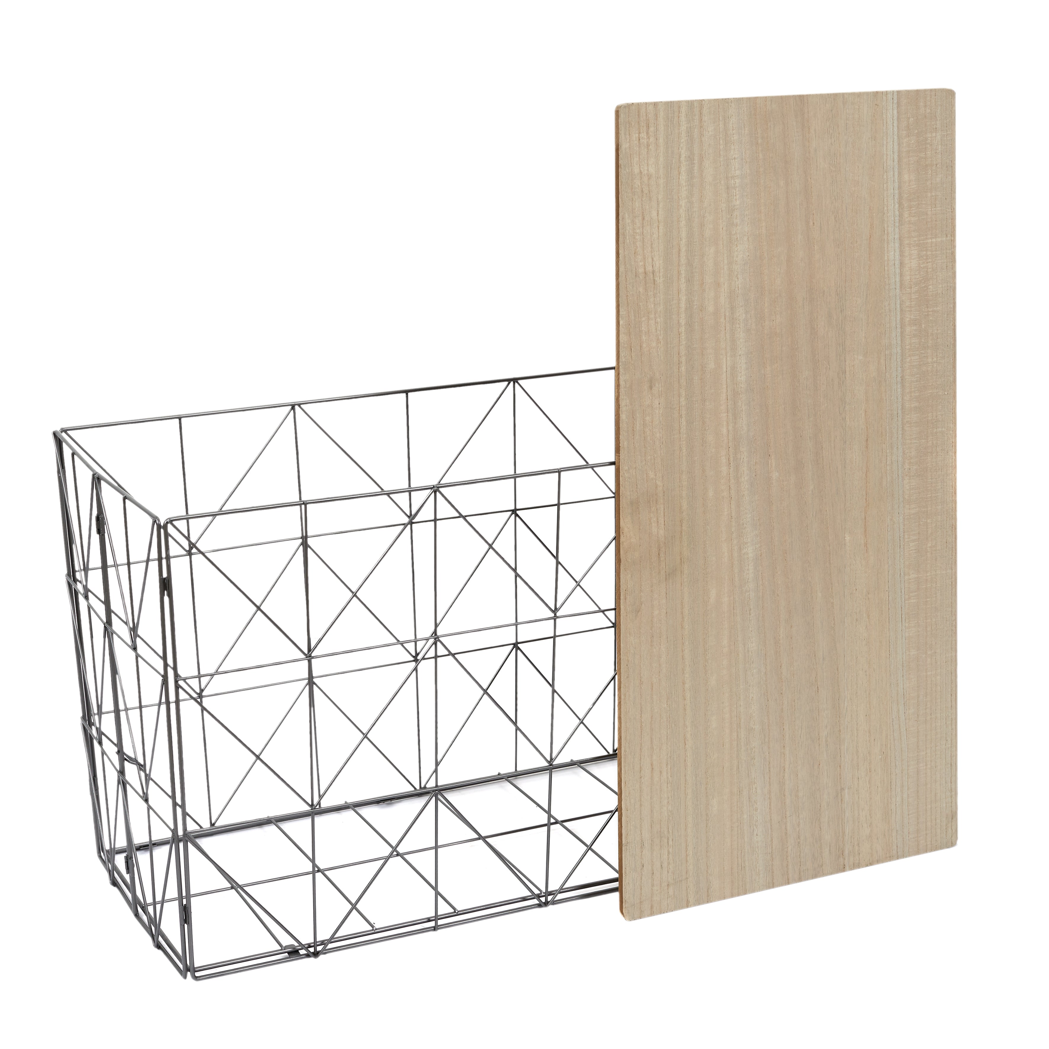TABLE PLIABLE FILAIRE GRIS