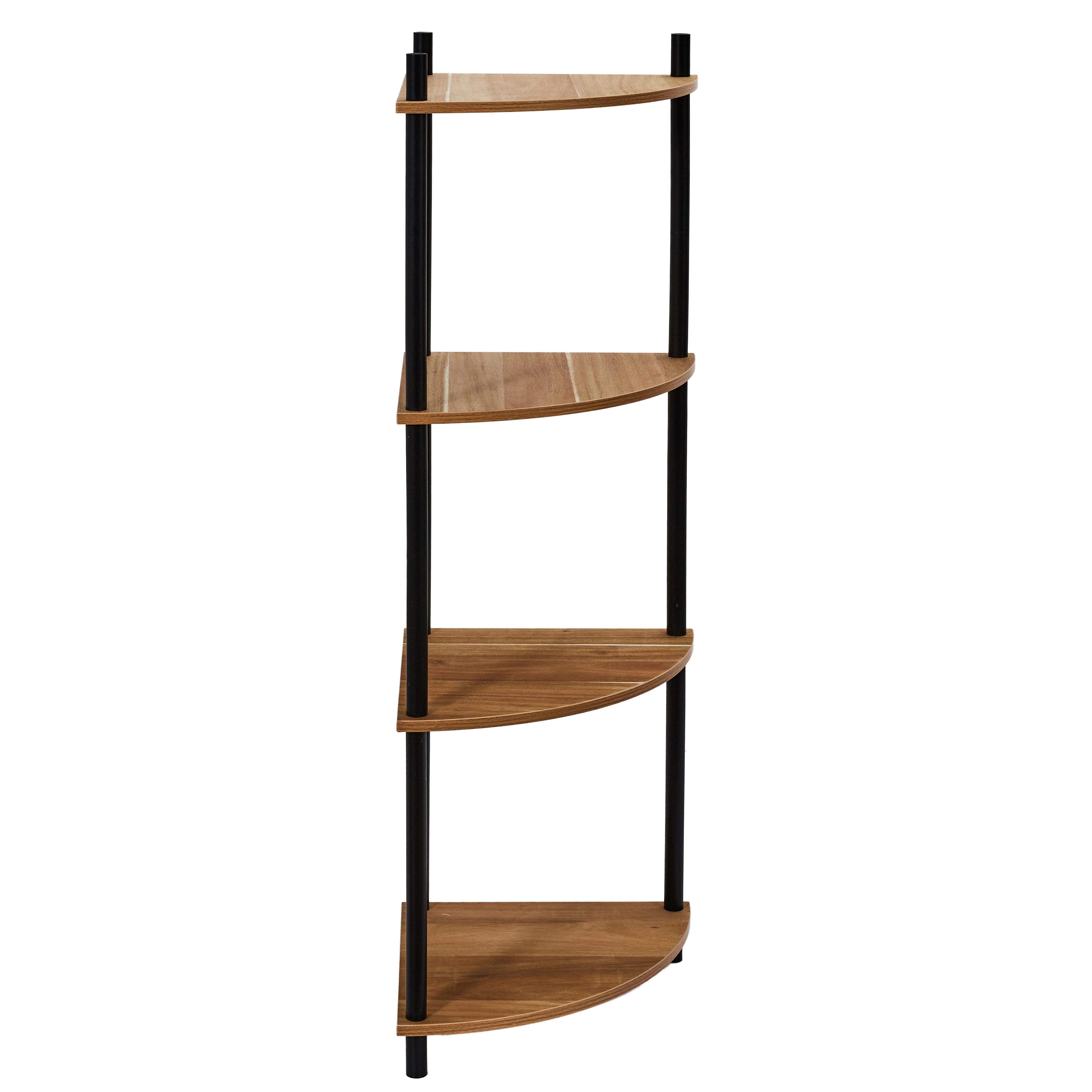 ETAGERE ANGLE 4 NIVEAUX IMITATION ACACIA
