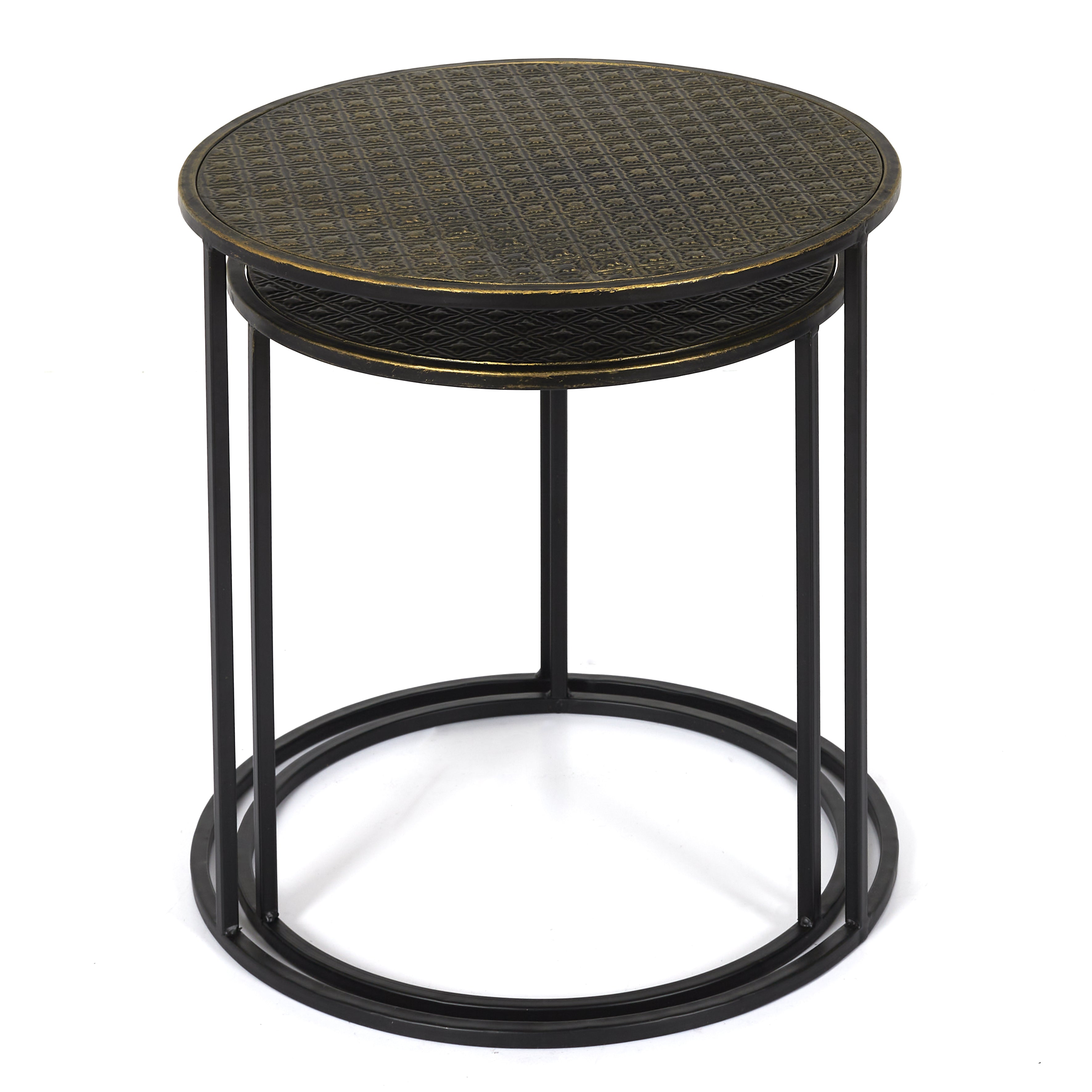 TABLE GIGOGNE METAL MARTELE MIRAGE X2