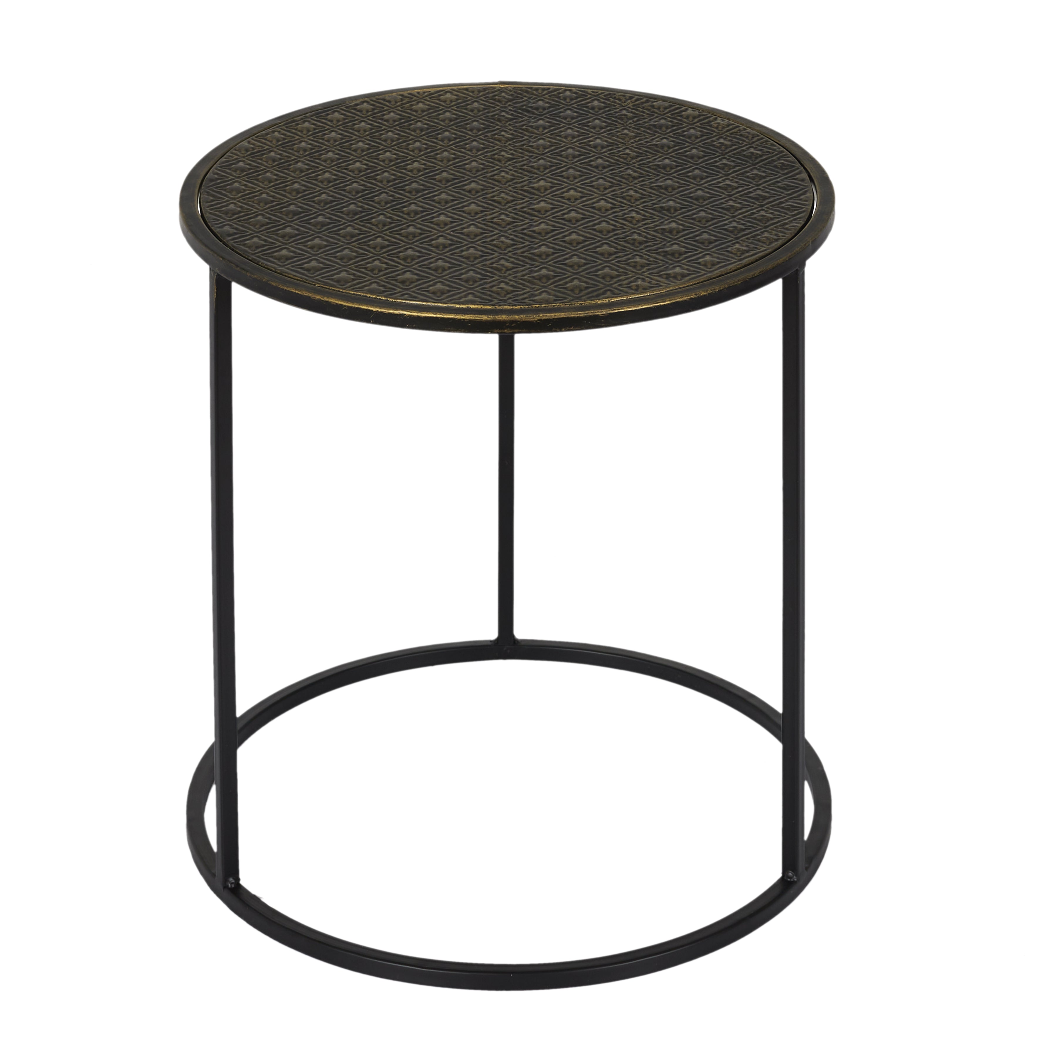 TABLE GIGOGNE METAL MARTELE MIRAGE X2