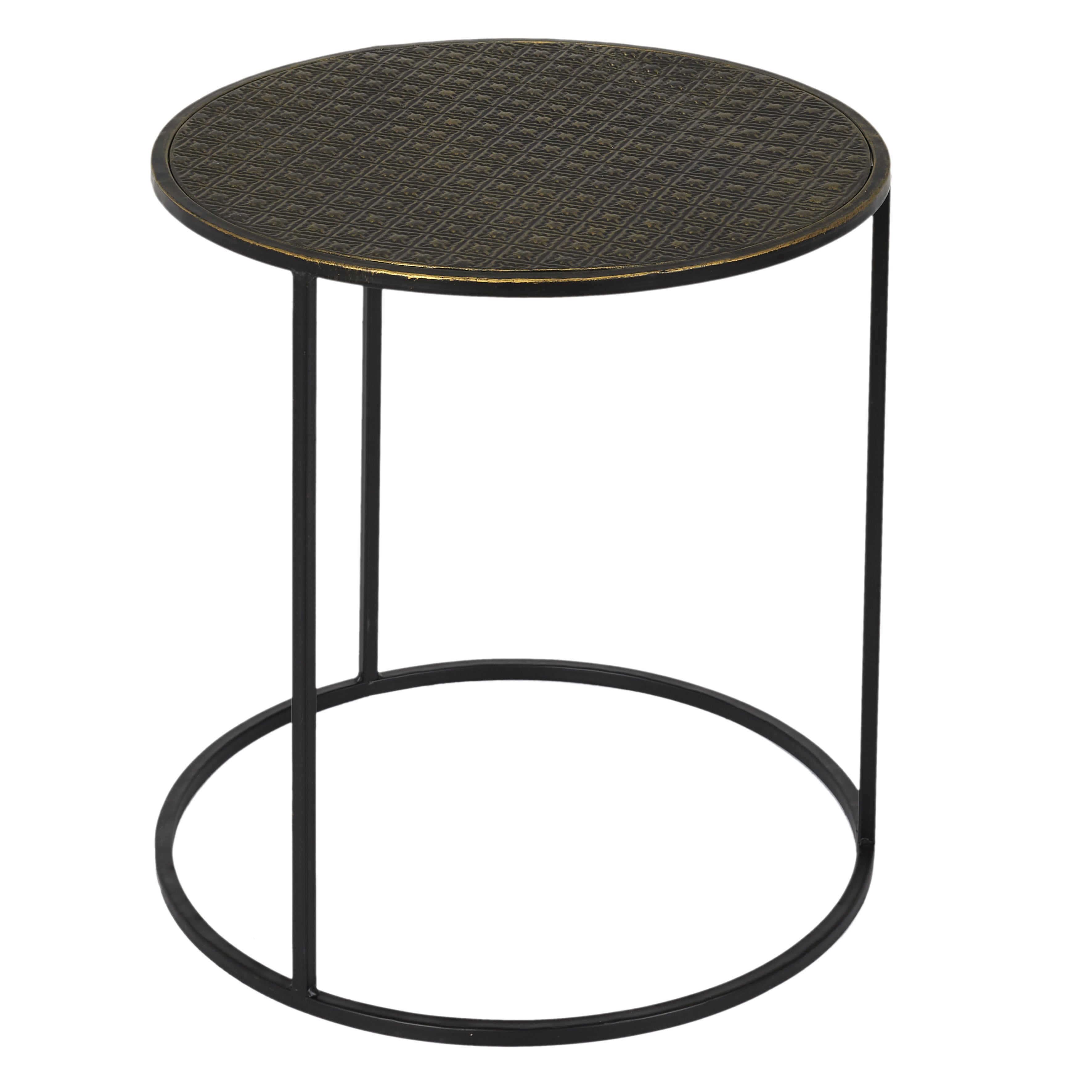 TABLE GIGOGNE METAL MARTELE MIRAGE X2