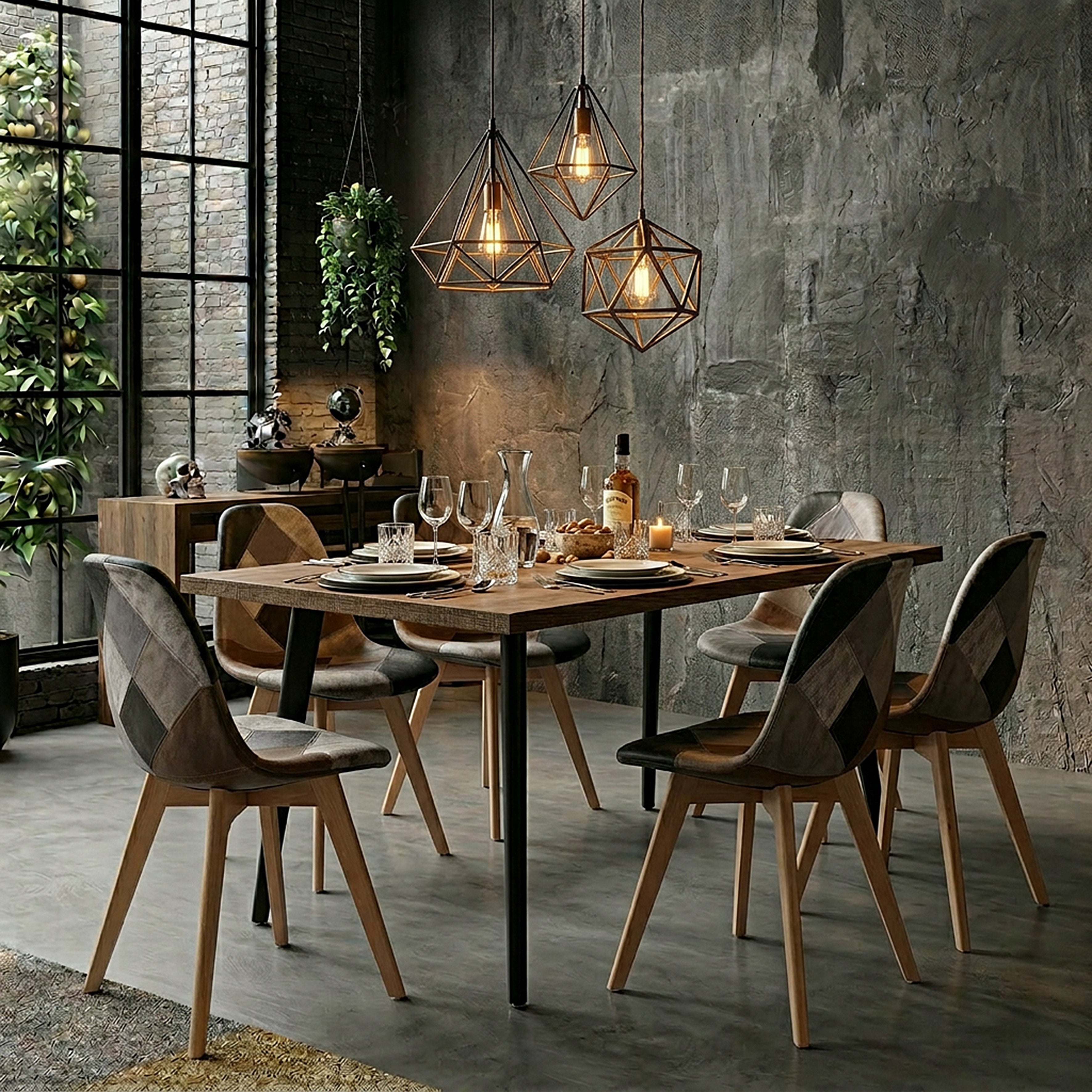 TABLE EXTENSIBLE 6 A 8 PERSONNES FOREST