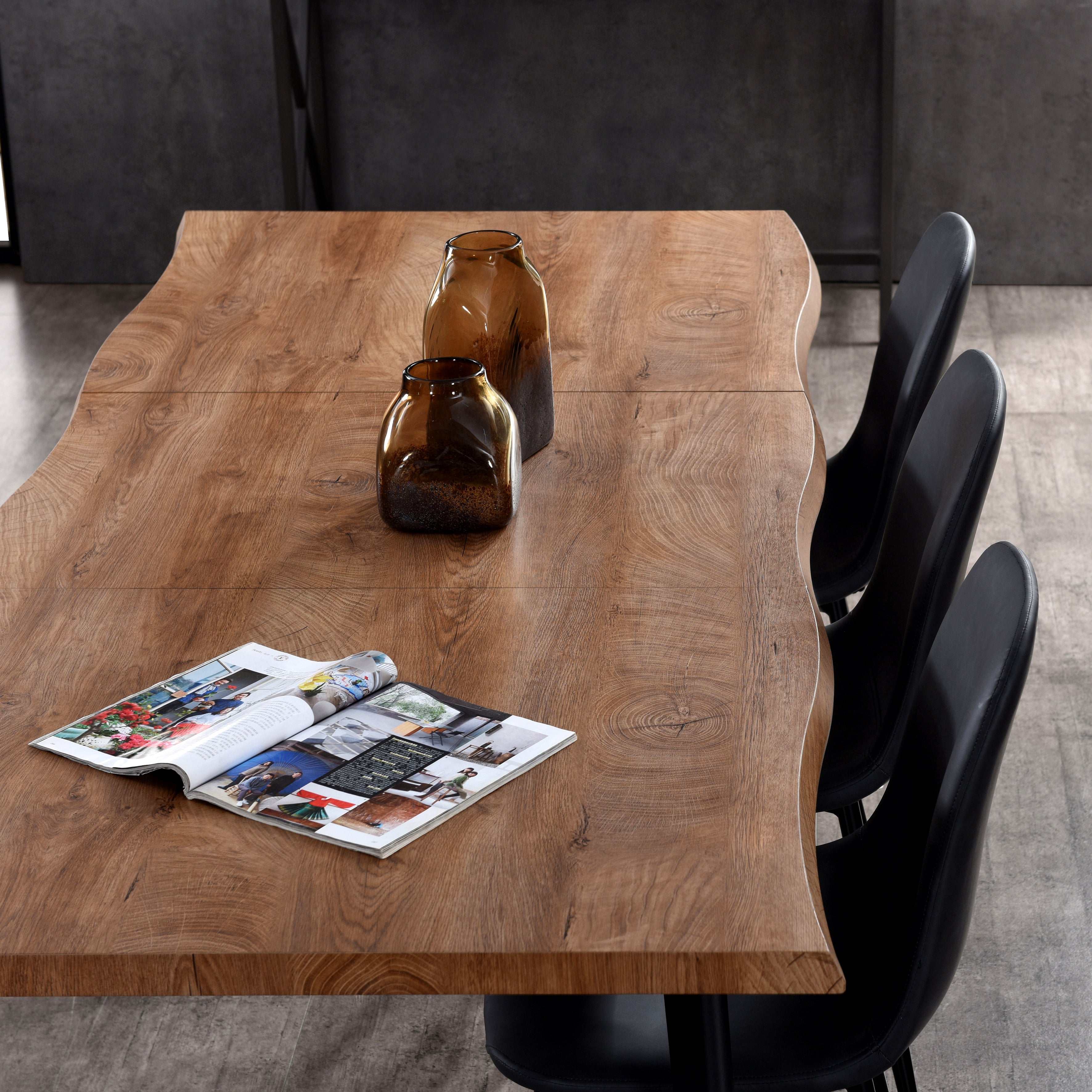 TABLE EXTENSIBLE 6 A 8 PERSONNES FOREST