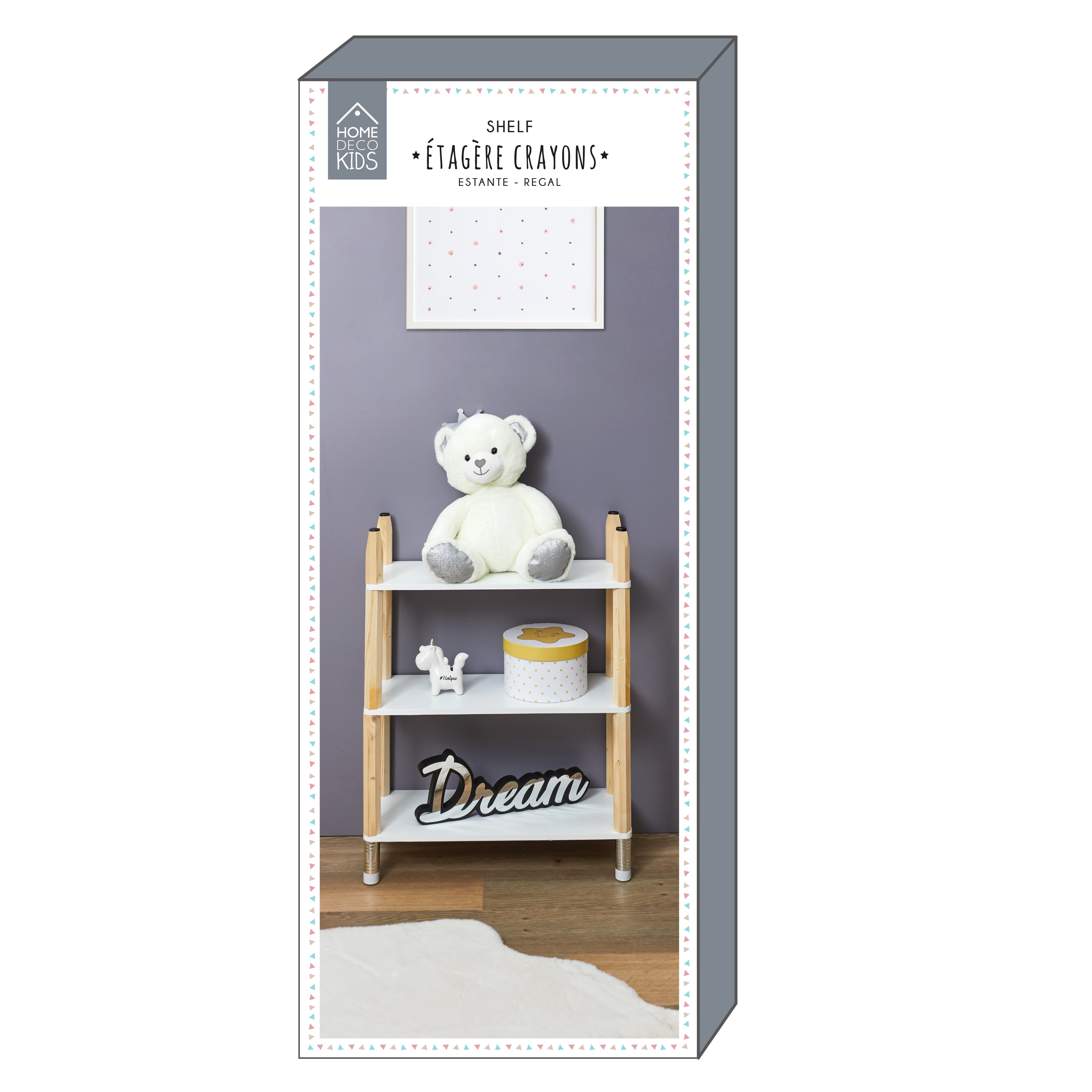 ETAGERE CRAYONS 3 ETAGES