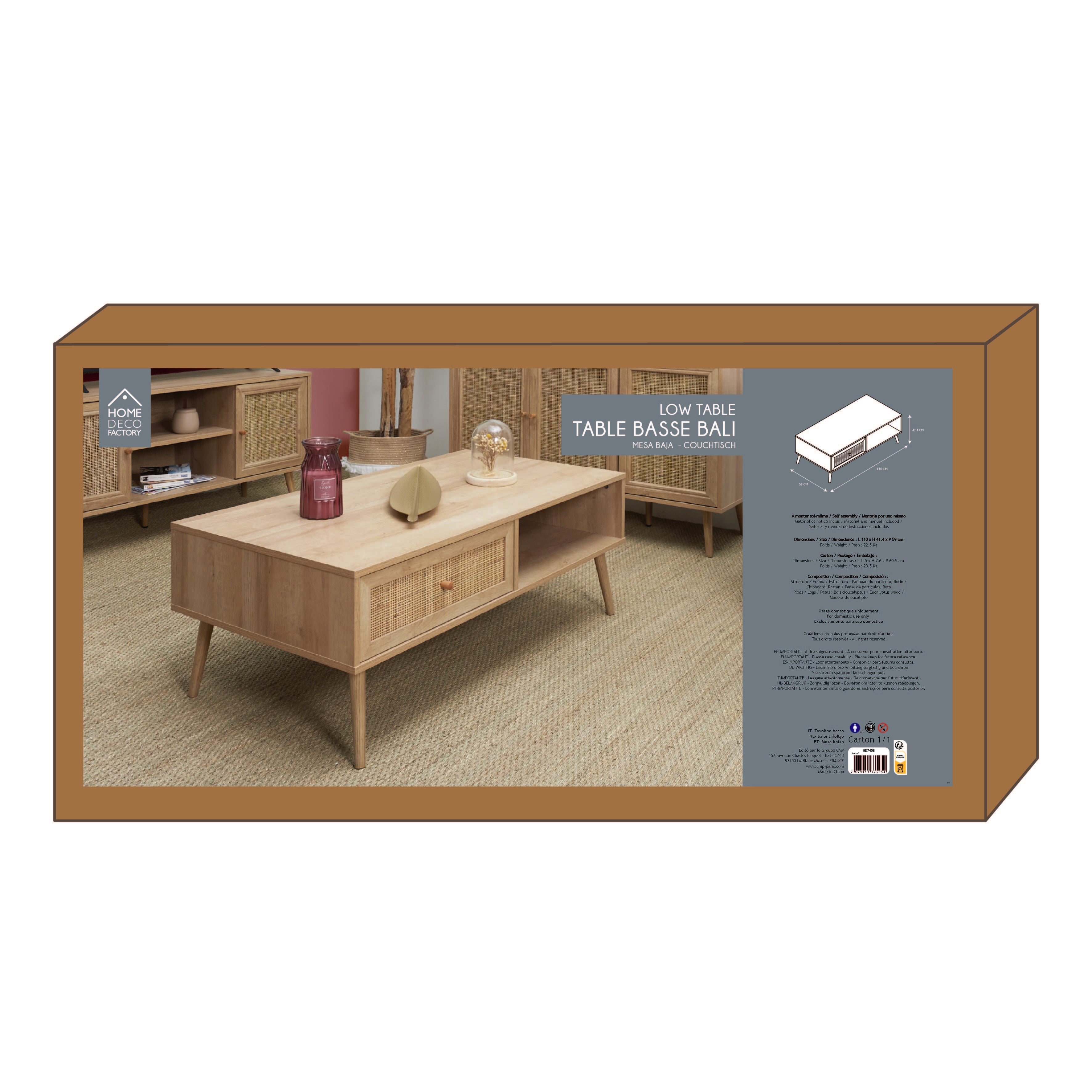 TABLE BASSE BALI