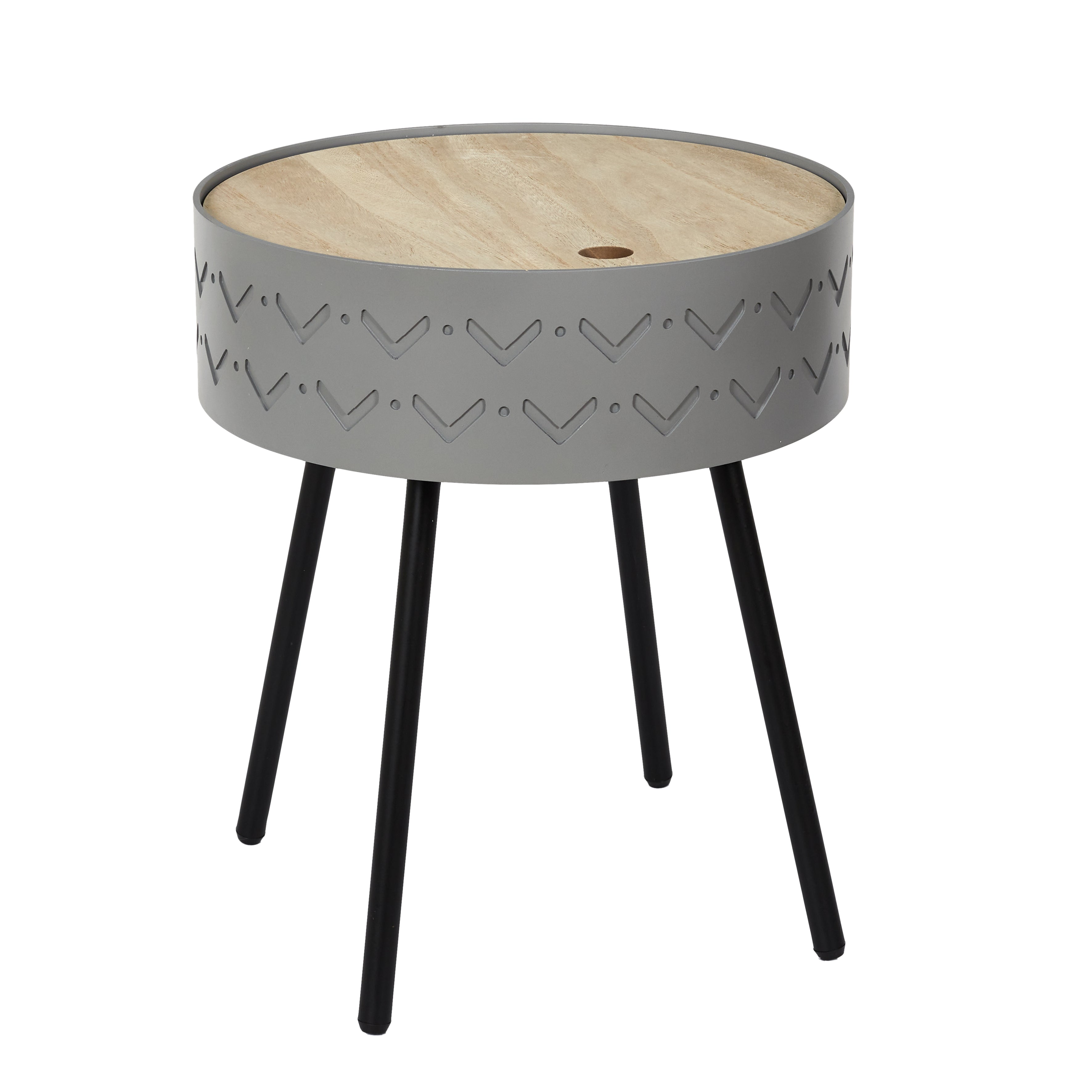 TABLE COFFRE EUGENIE GRIS