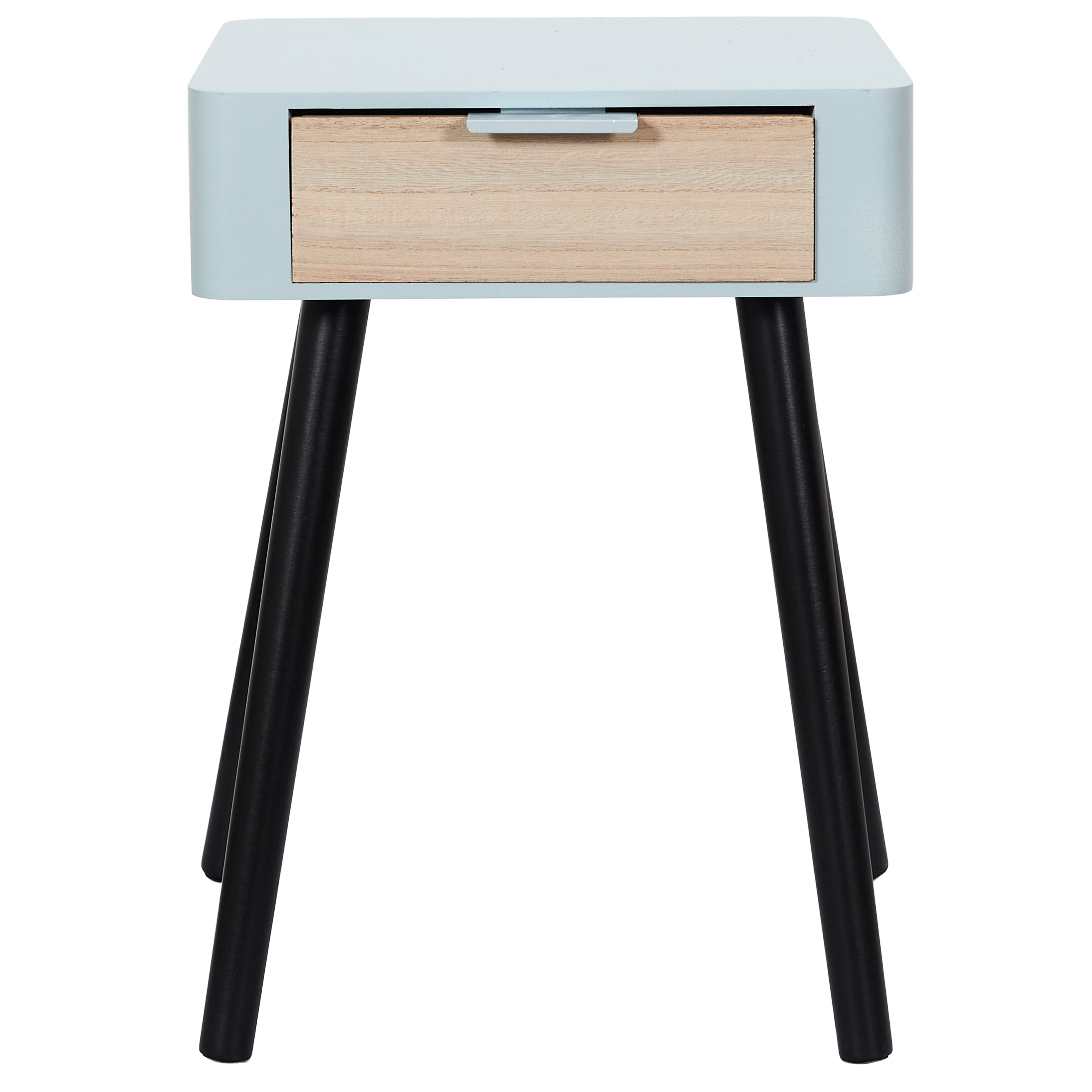 CHEVET 1 TIROIR EN BOIS GRIS
