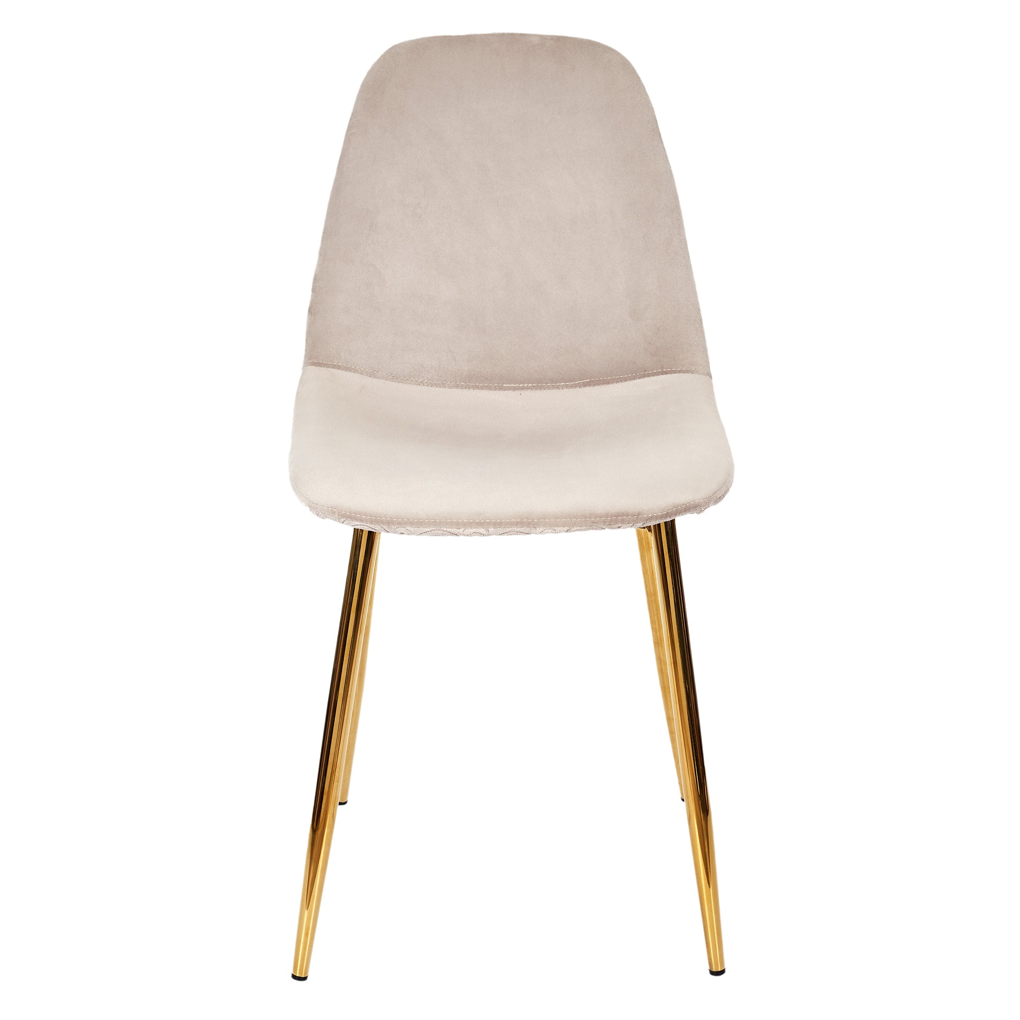 CHAISE PIEDS DORE - LOT DE 4