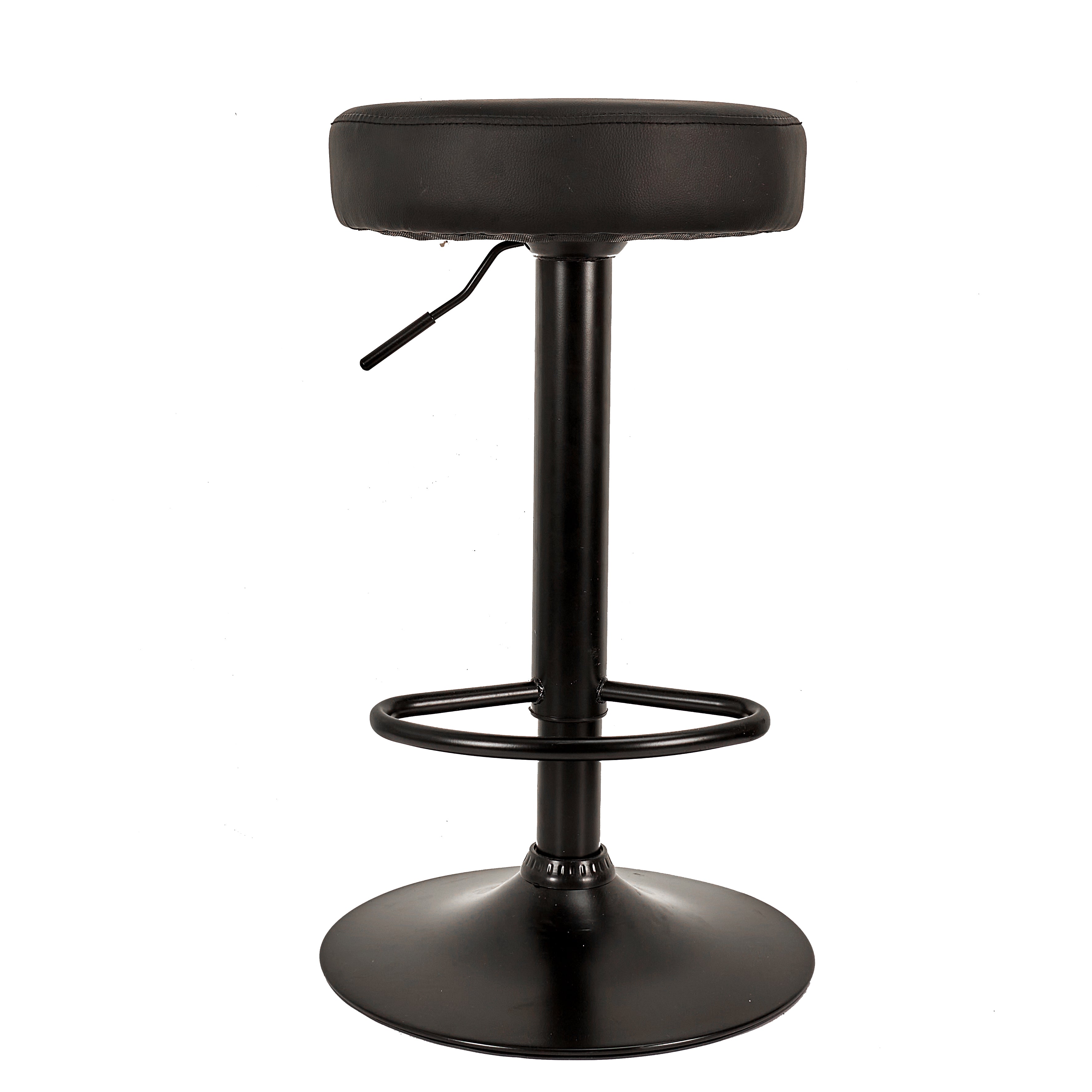 TABOURET DE BAR REGLABLE MUMFORD NOIR - LOT DE 2