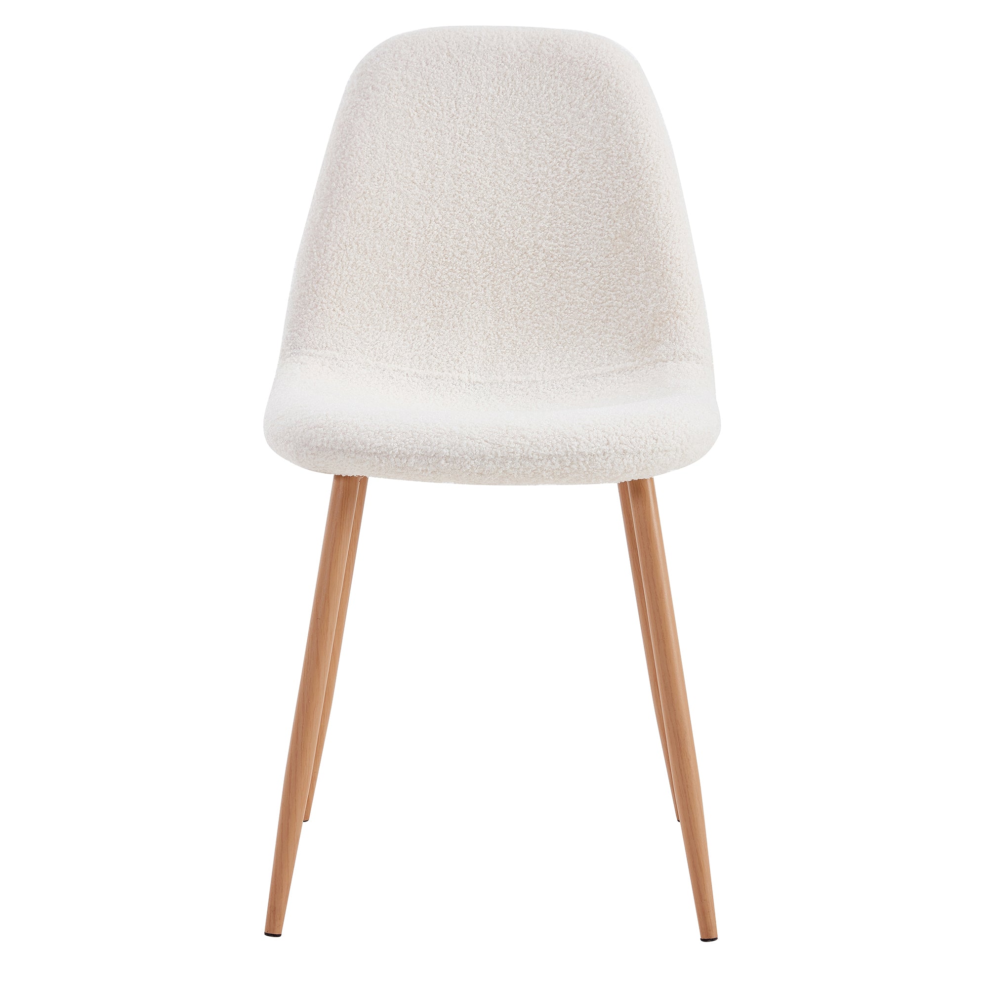 CHAISE BOUCLETTE FREYA - LOT DE 4