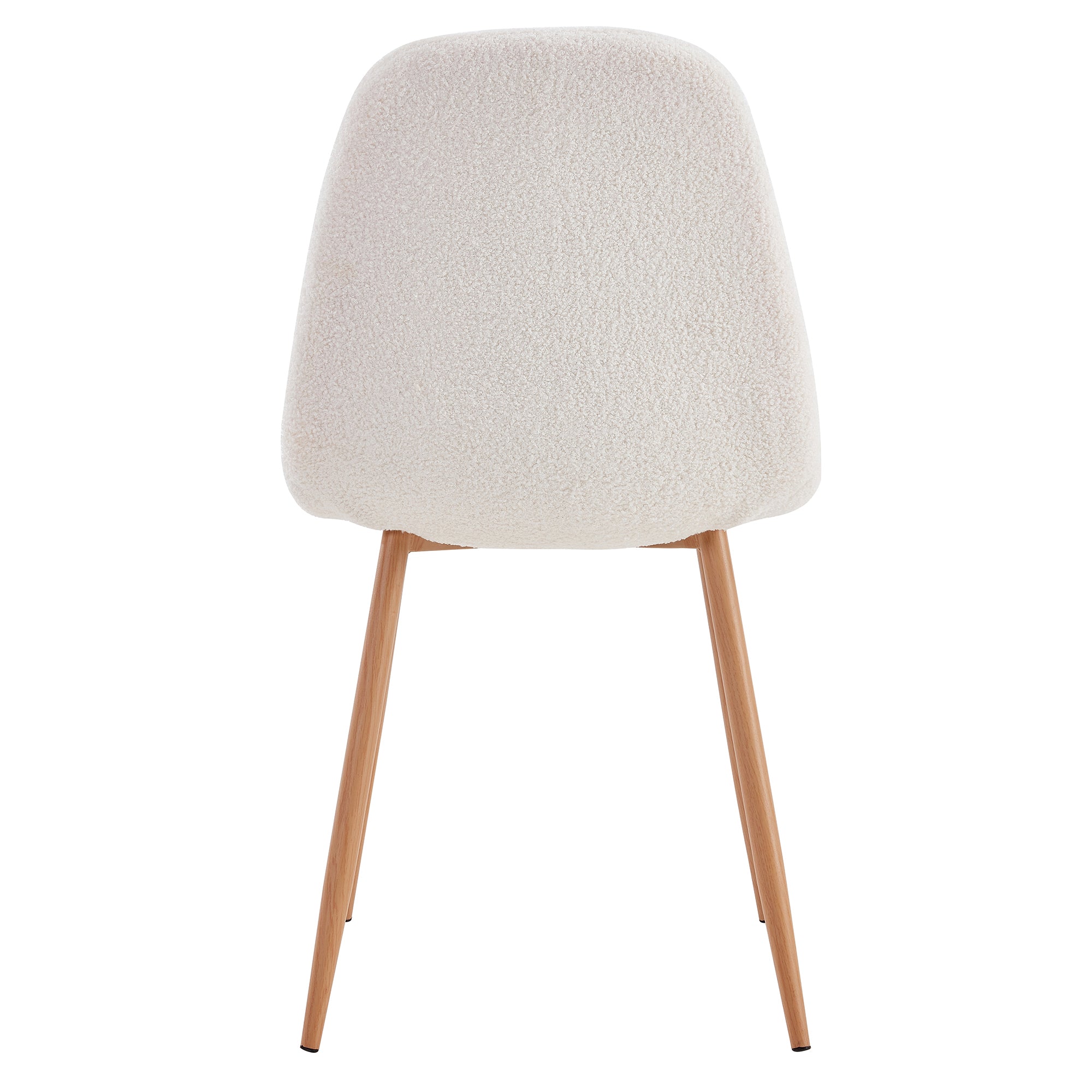CHAISE BOUCLETTE FREYA - LOT DE 4