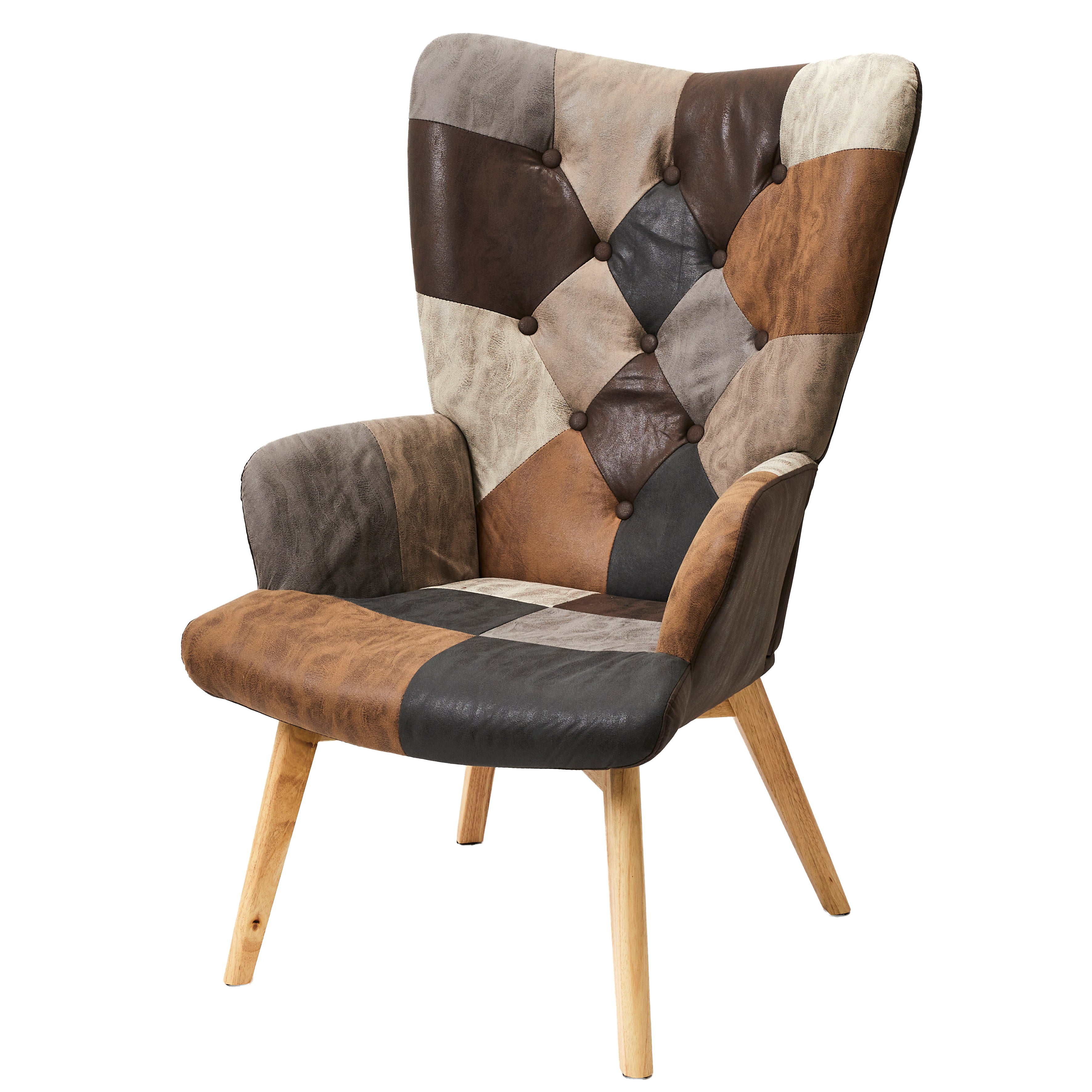 FAUTEUIL HELSINKI PATCHWORK PU