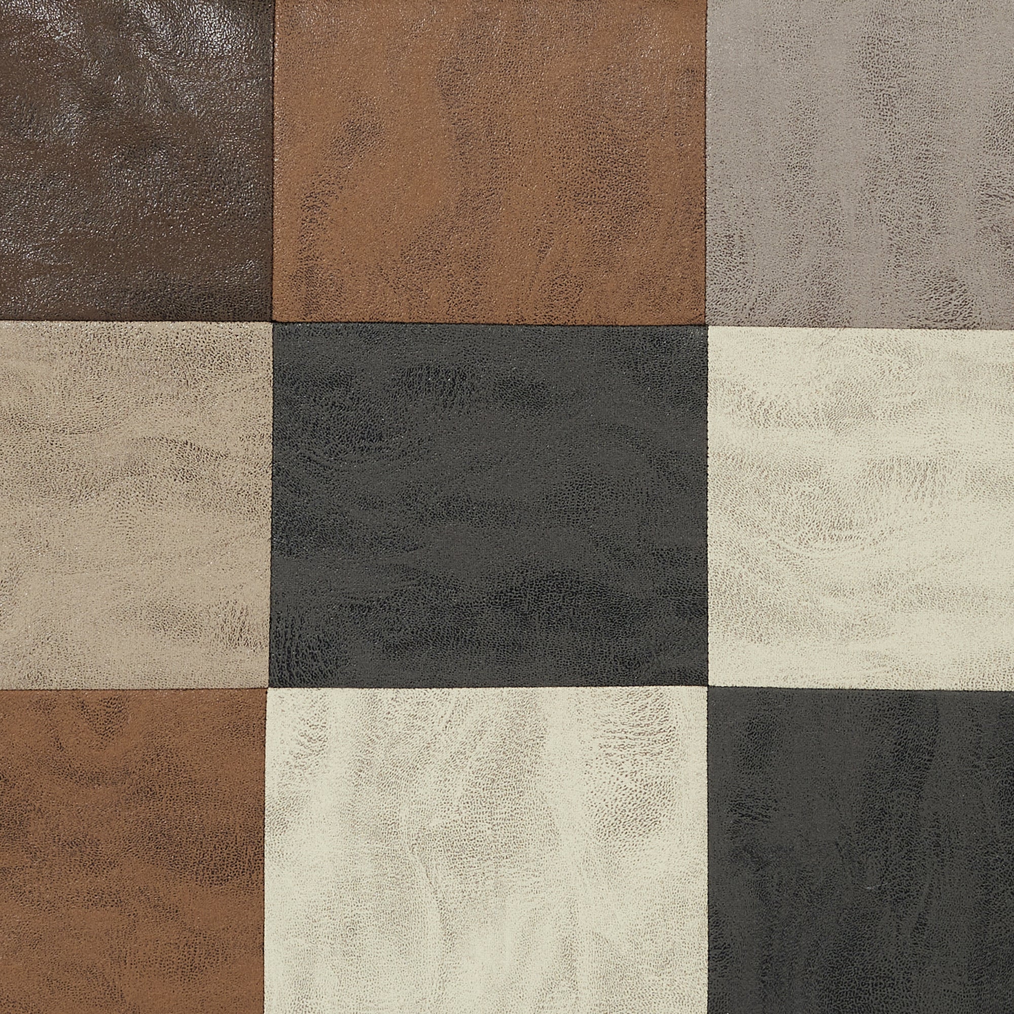COFFRE BANC PLIABLE PATCHWORK PU