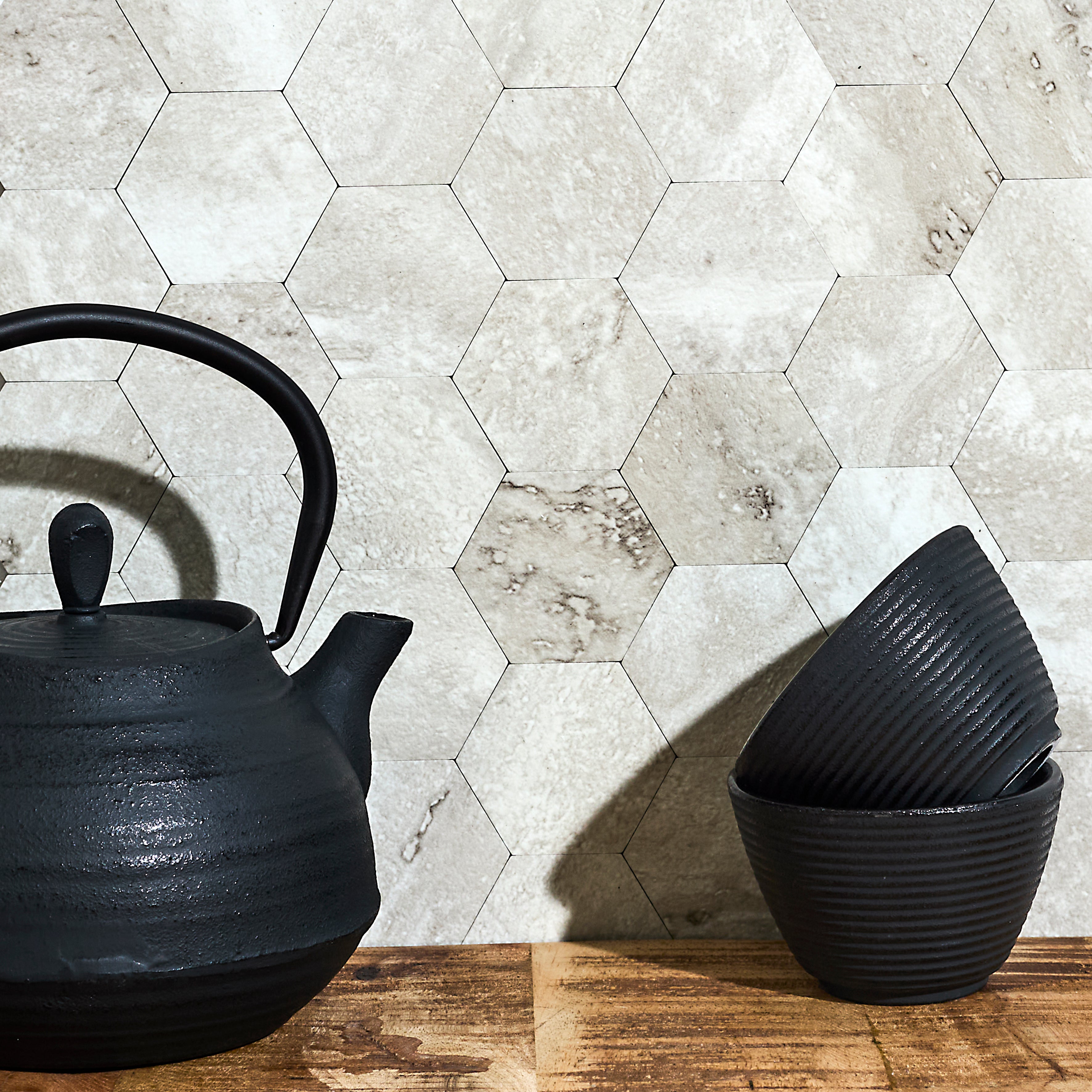 CREDENCE ADHESIVE RIGIDE MOSAIQUE TRAVERTIN