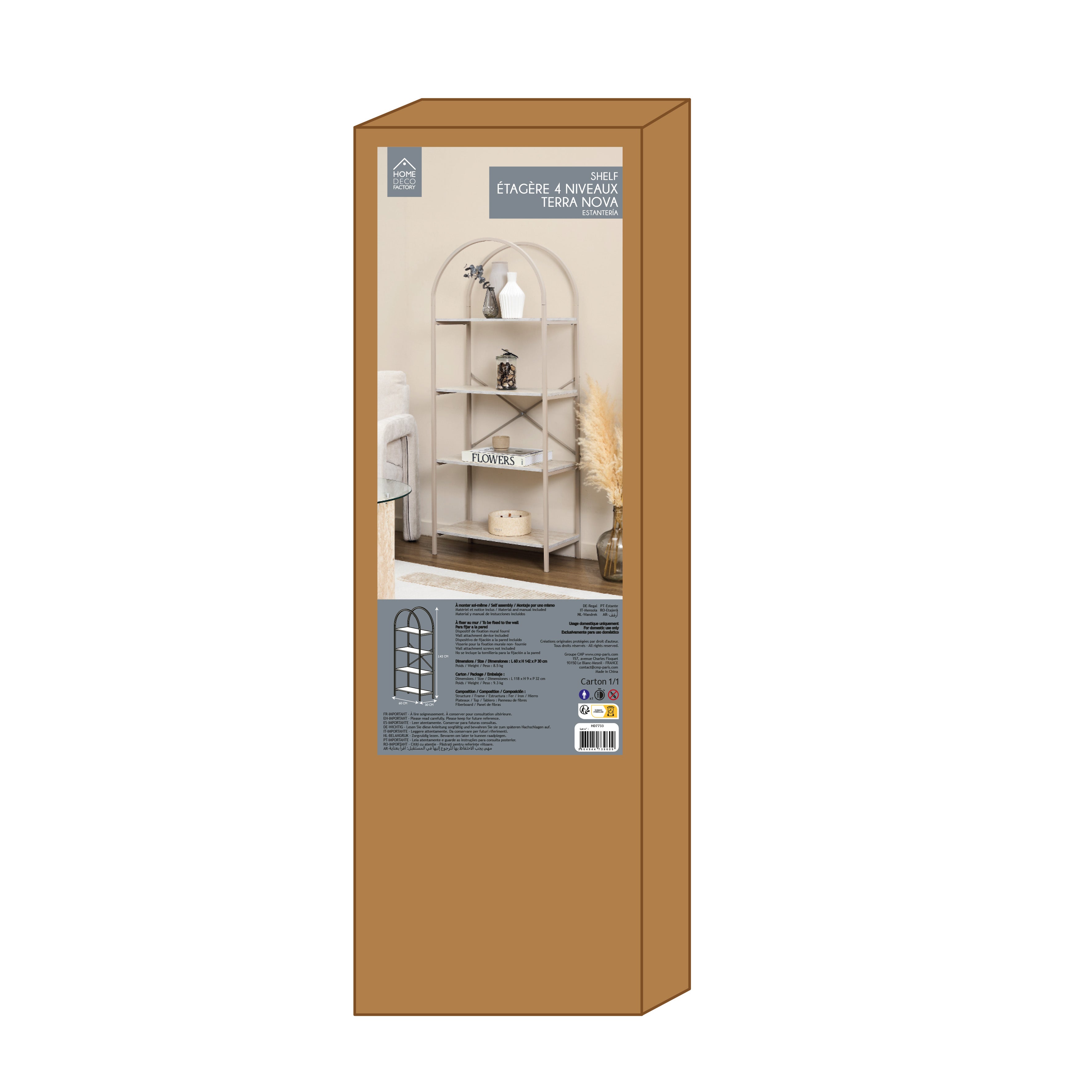 ETAGERE ARCHE 4 NIVEAUX TERRA NOVA