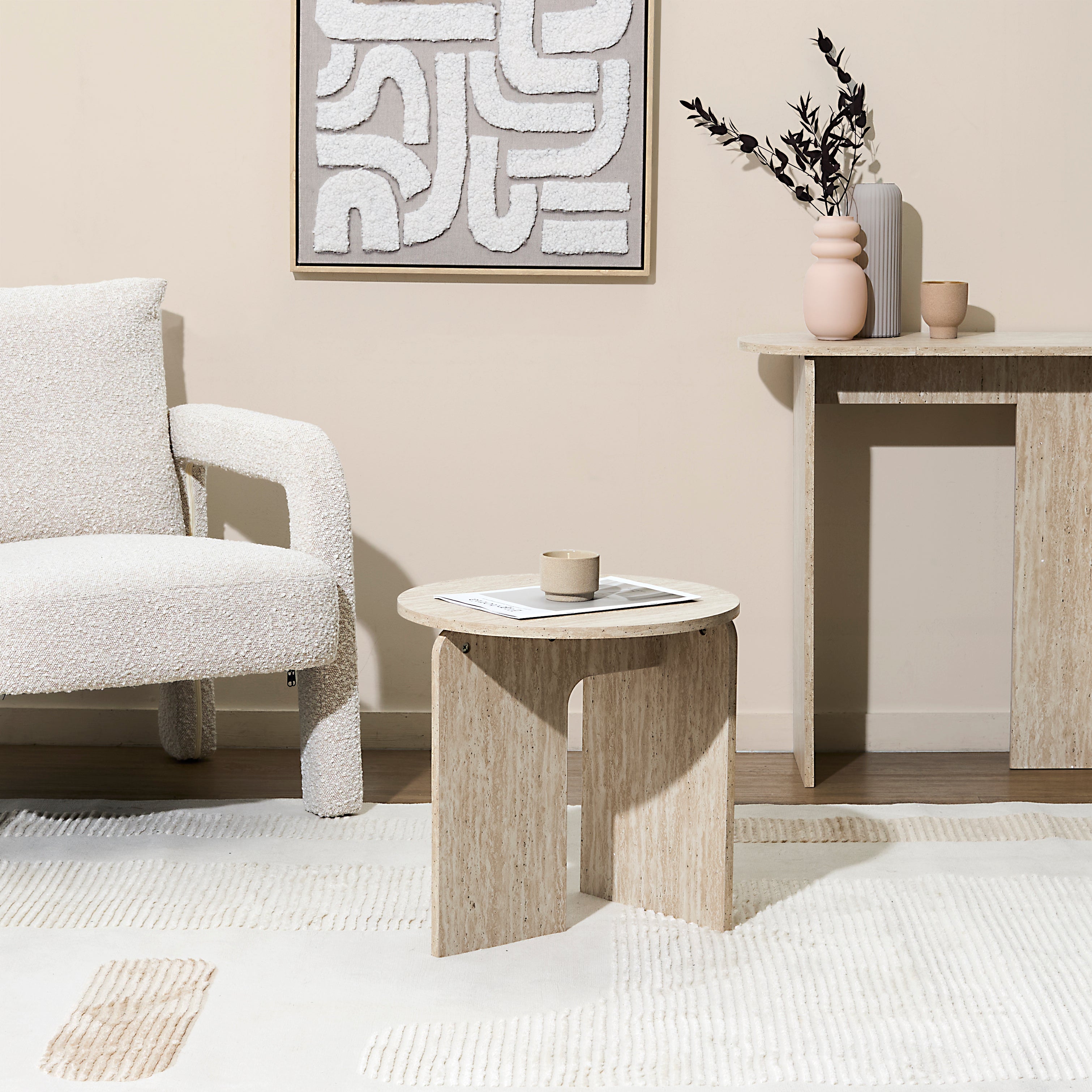 TABLE APPOINT PIETRA D45CM