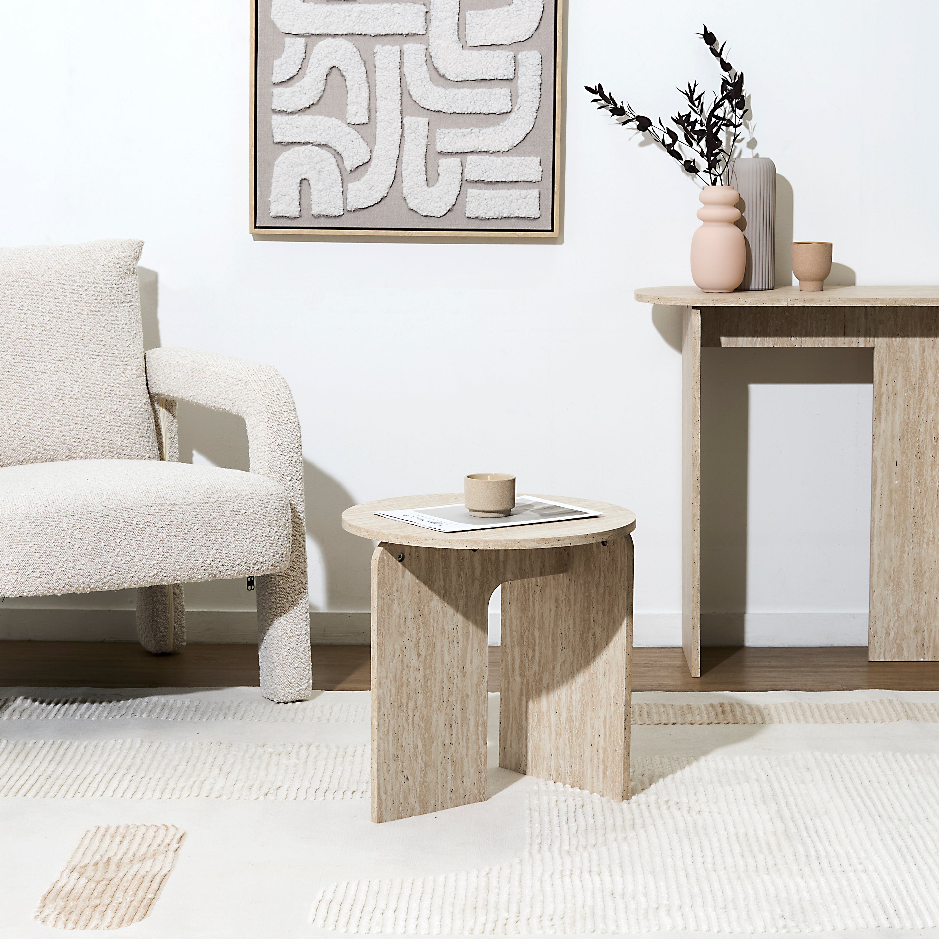 TABLE APPOINT PIETRA D45CM