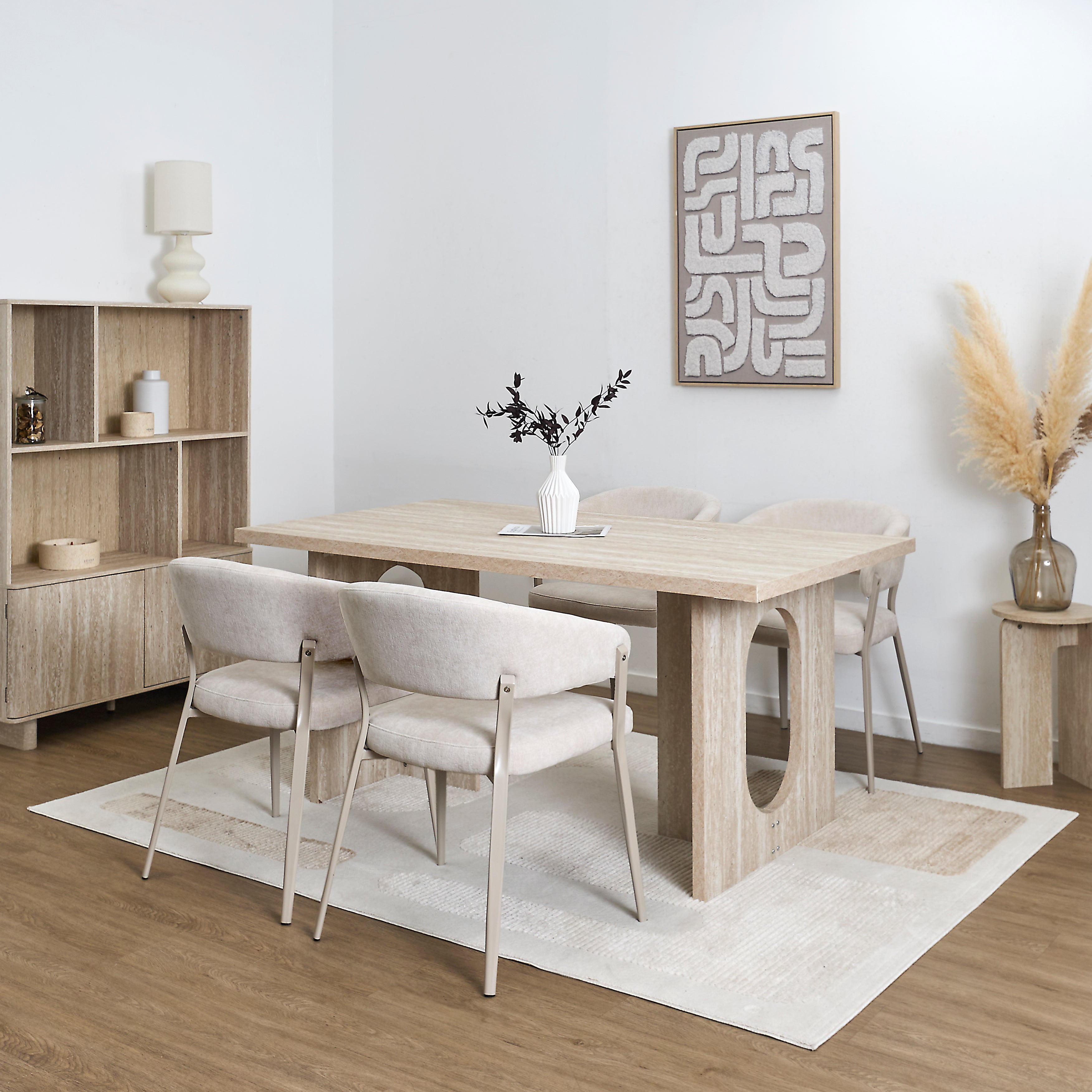 TABLE A MANGER PIETRA 160X90CM