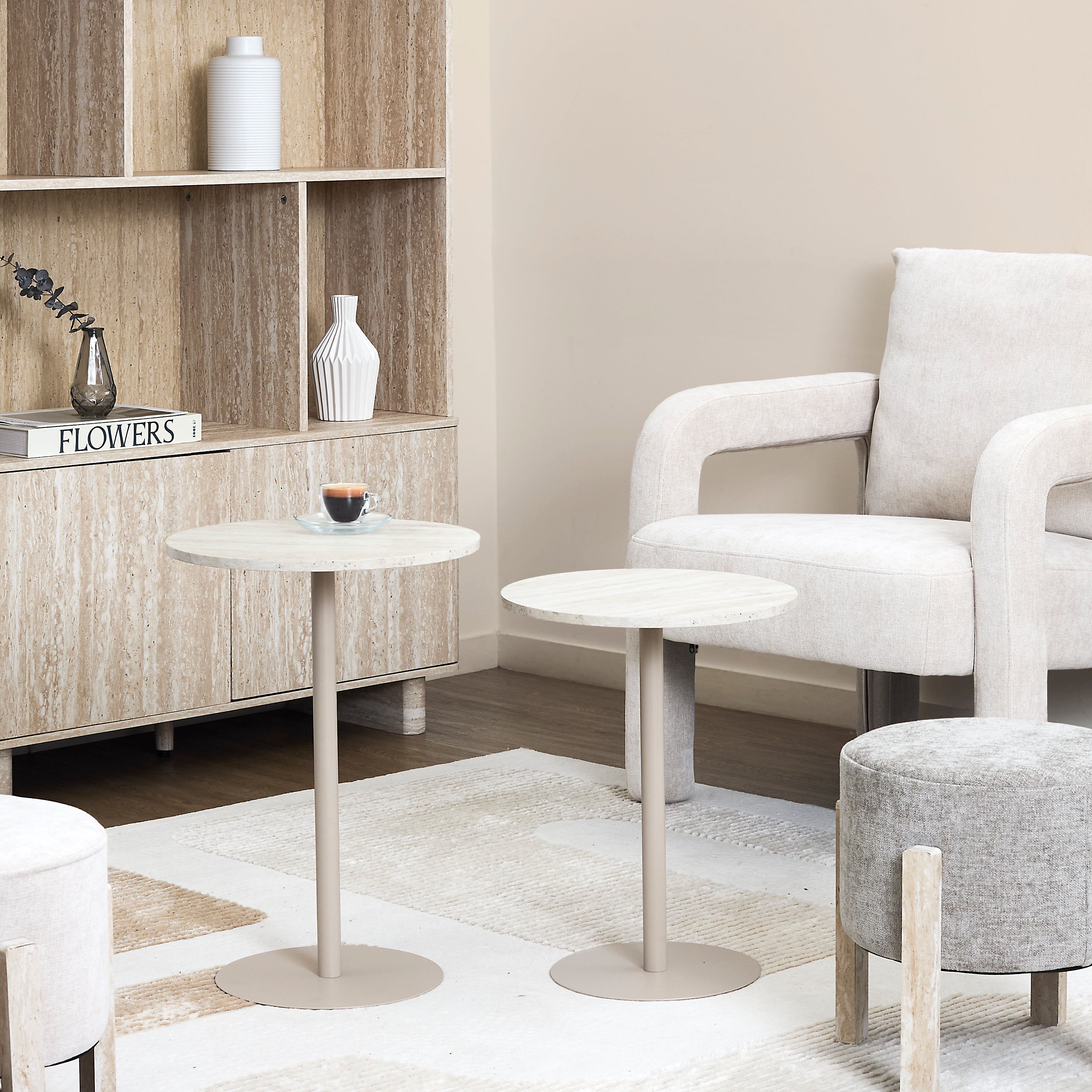 TABLE GIGOGNE X2 ROND TERRA NOVA