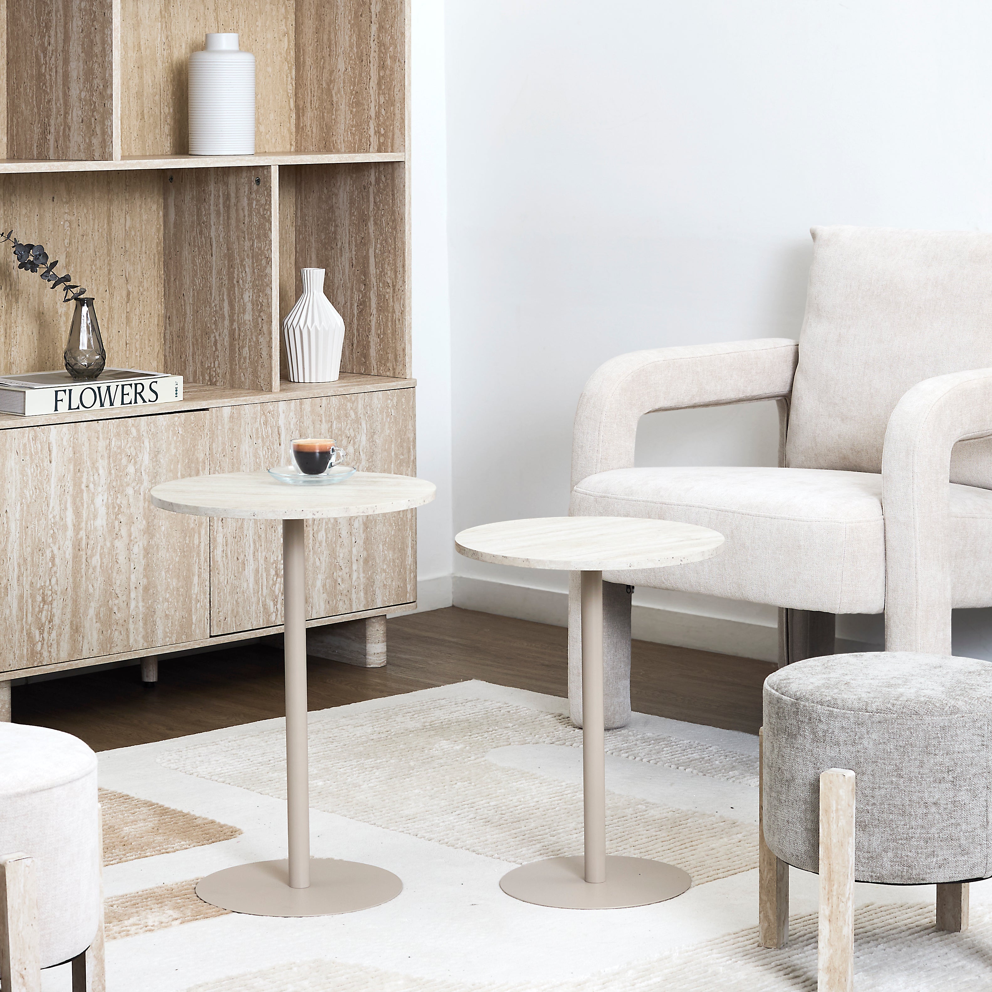 TABLE GIGOGNE X2 ROND TERRA NOVA